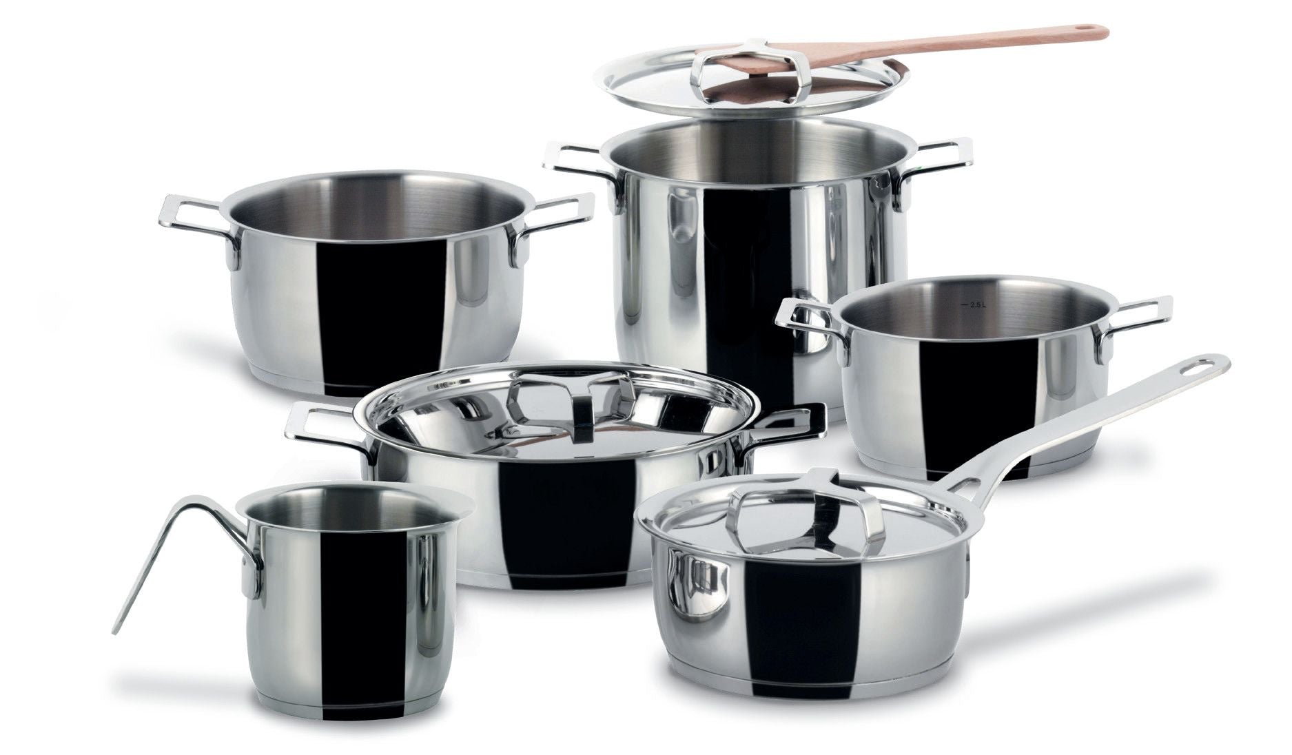 Alessi 9 Piece Pots & Pans Set