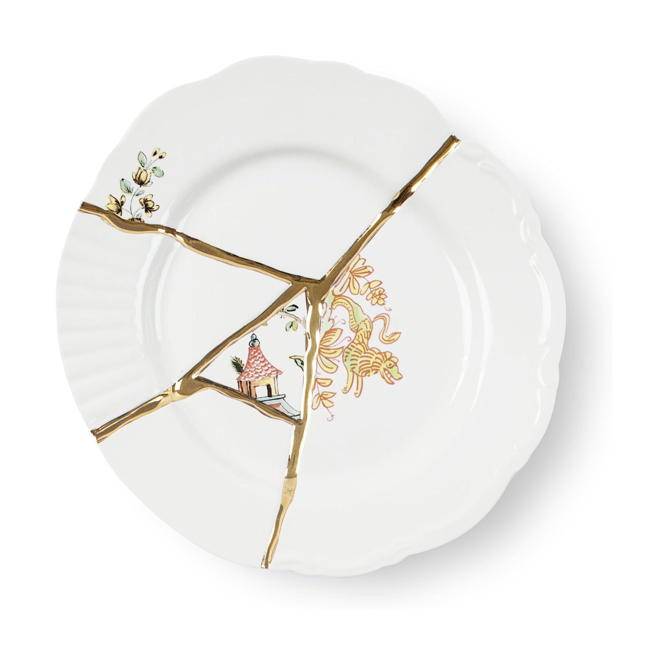 Seletti Kintsugi Dessert Plate, No. 2