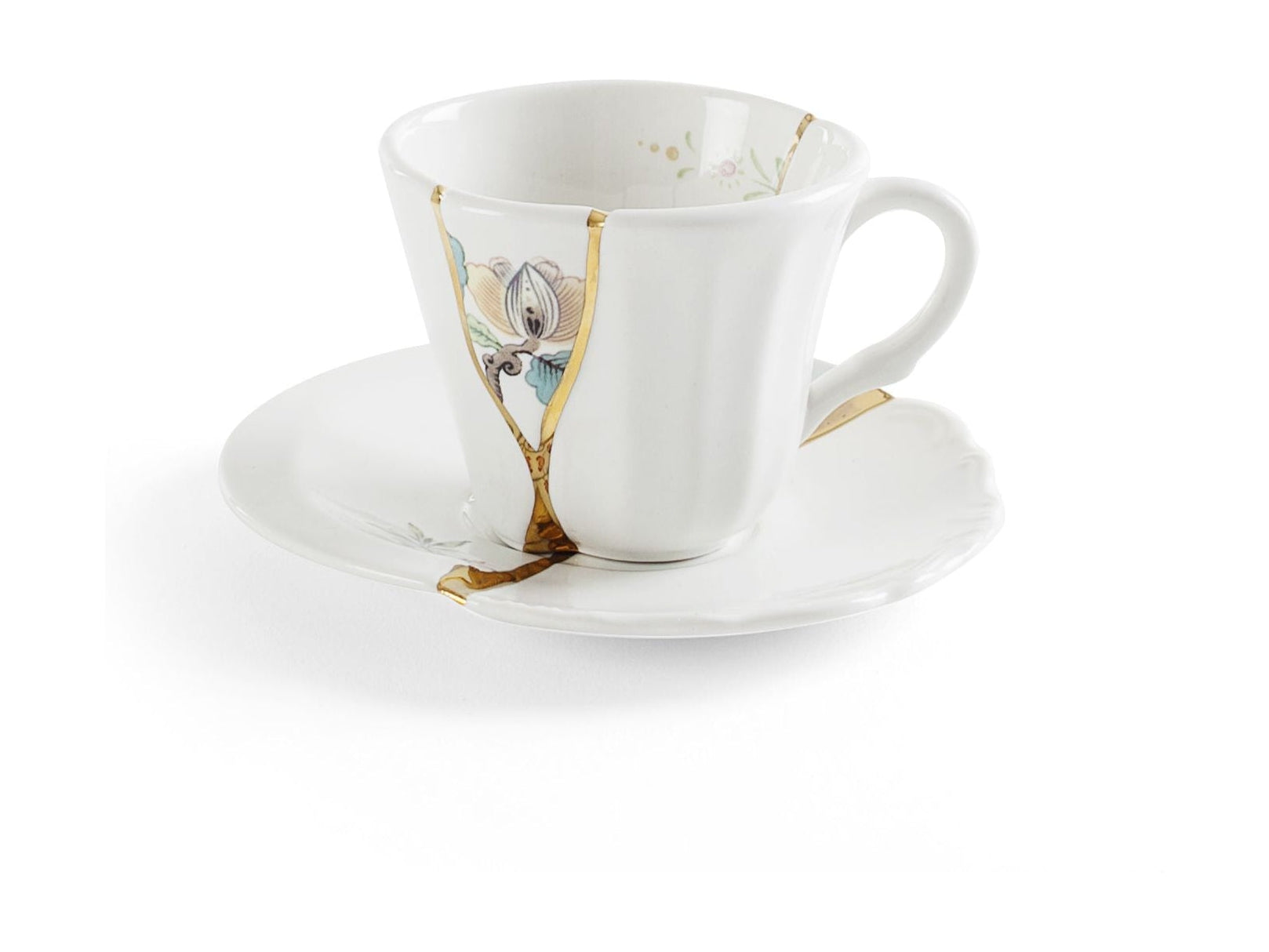 Seletti Kintsugi Coffee Cup With Saucer, No. 3