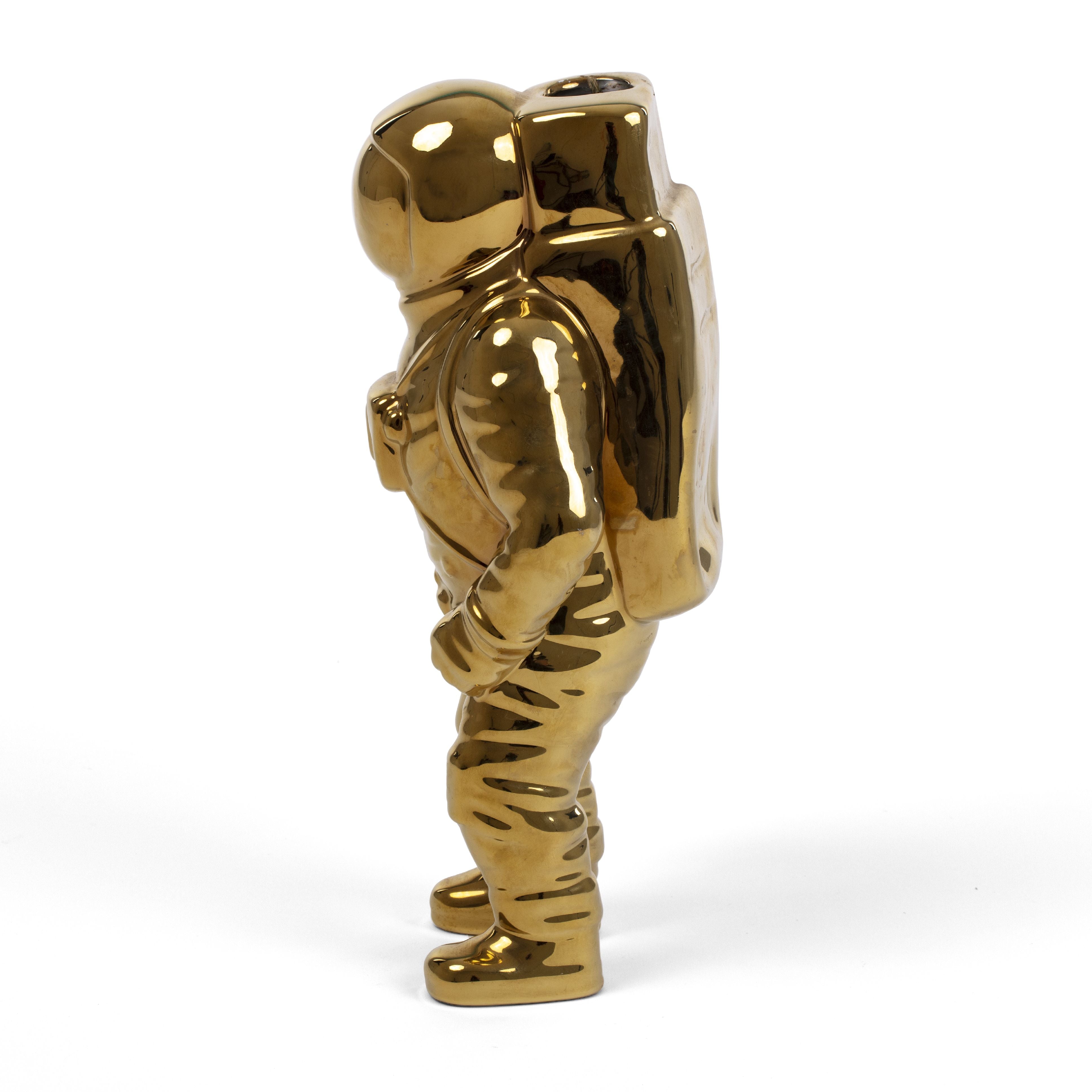 Seletti Cosmic Diner Vase, Gold Starman