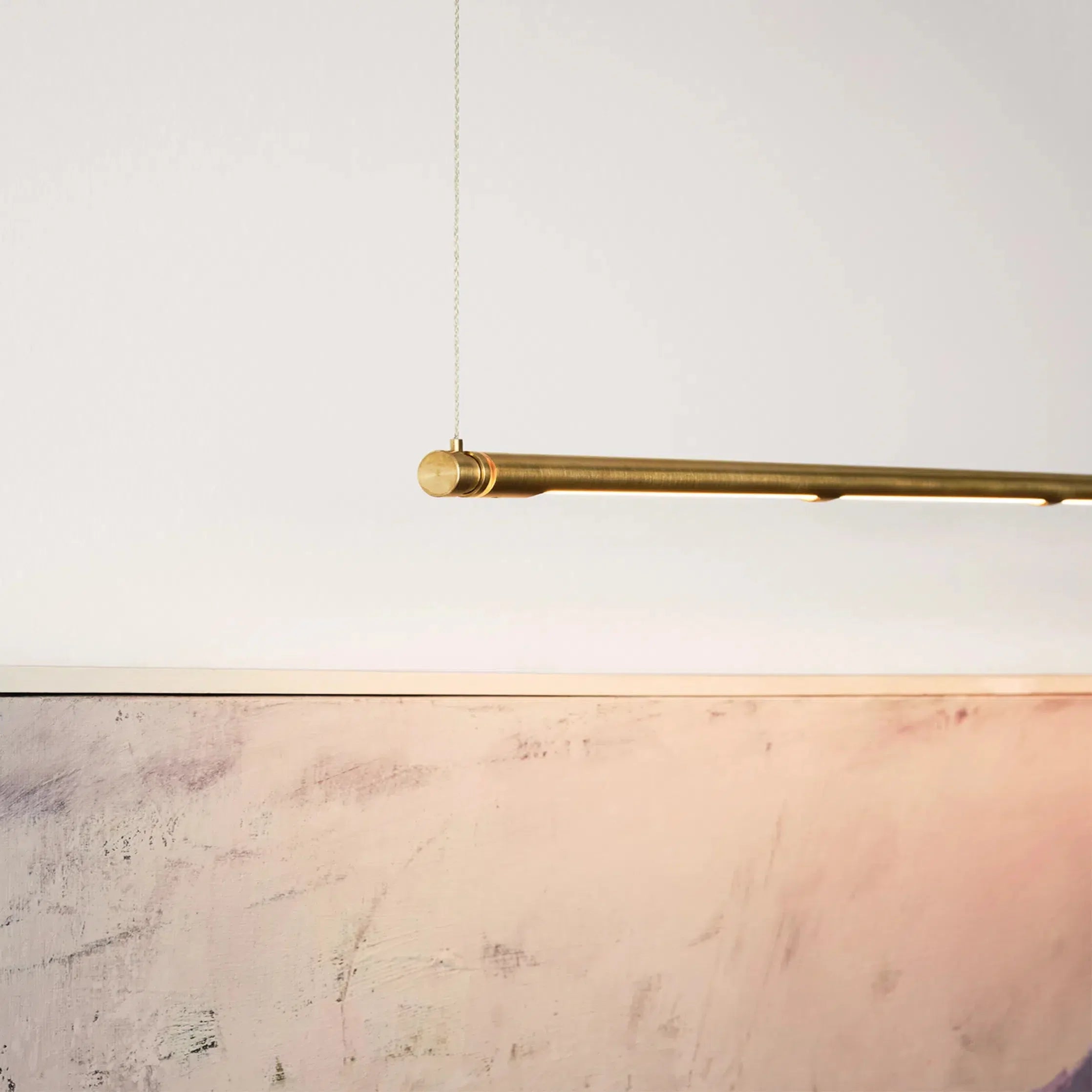 Fritz Hansen OneLine Zigbee Pendant Lamp, Brass