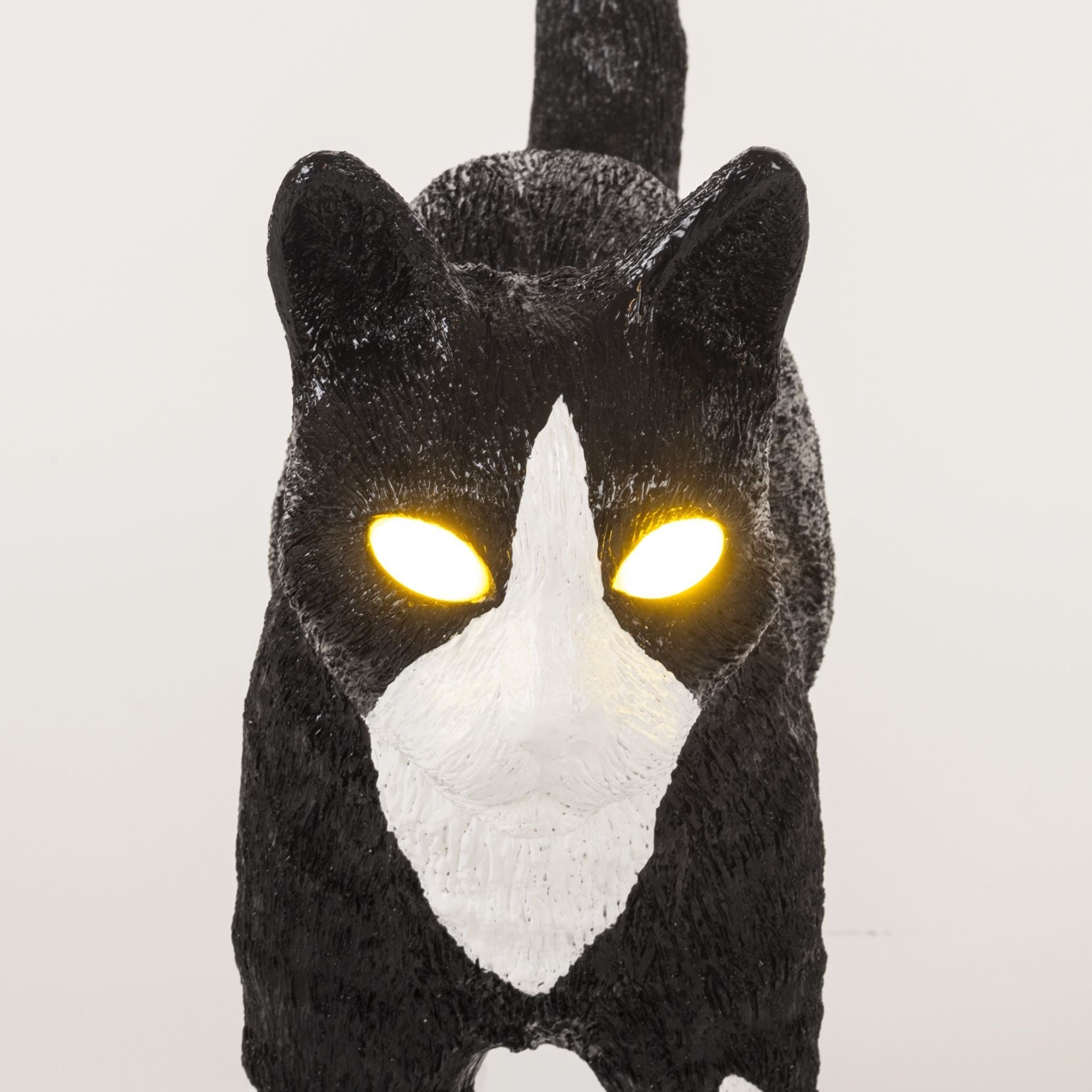 Seletti Jobby The Cat Lamp, Black/White