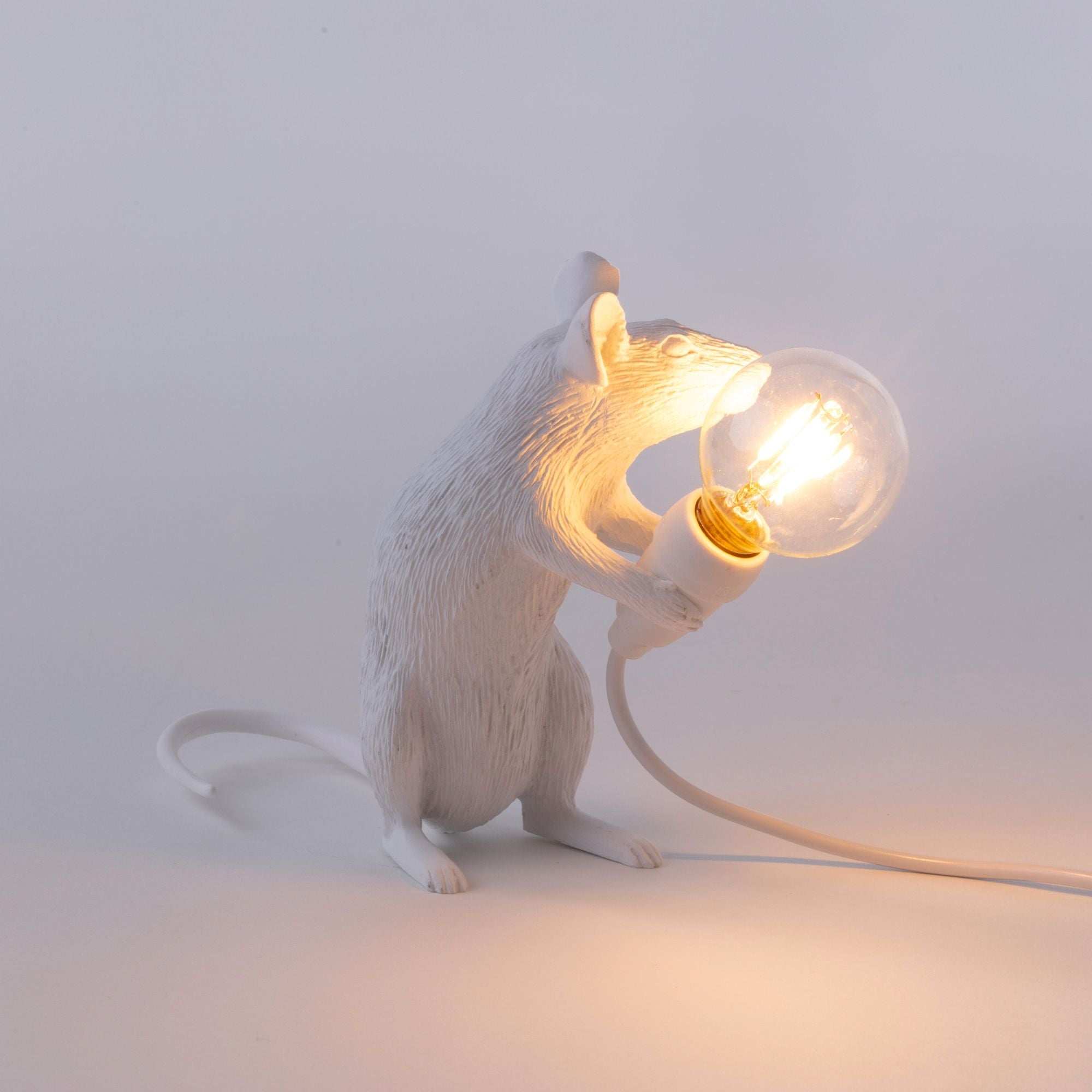 Seletti Mouse Lamp Mac, White