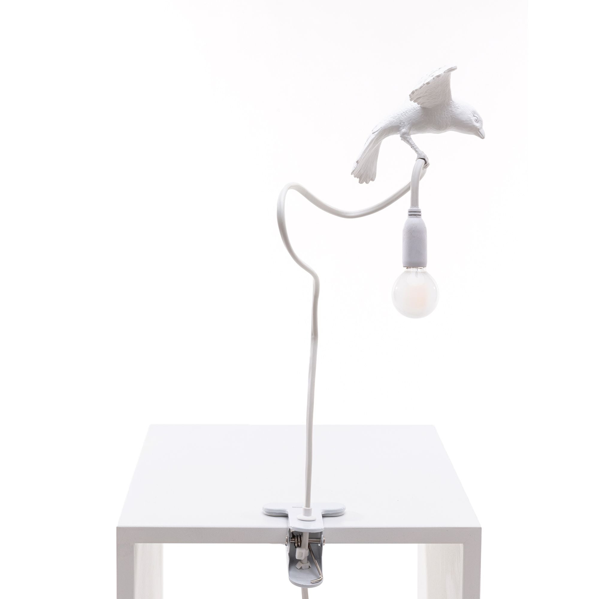 Seletti Sparrow Lamp With Clamp, Cruising