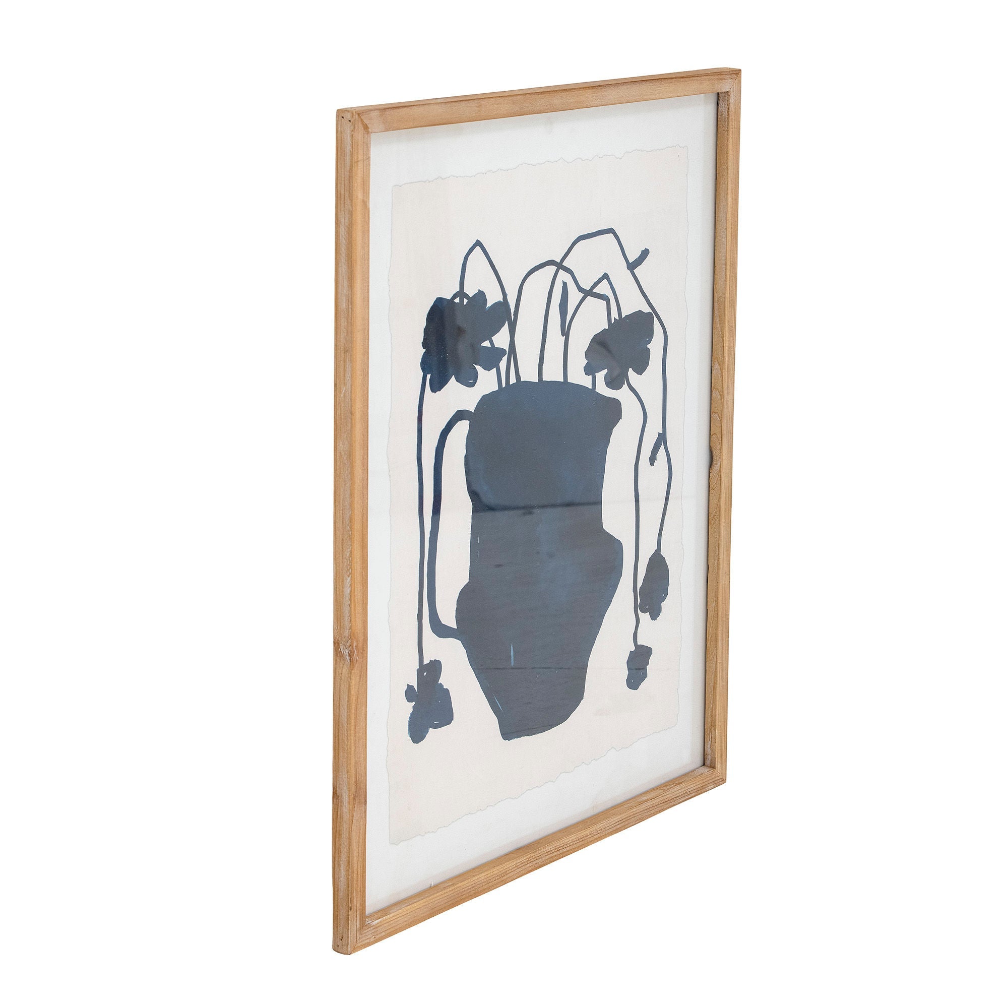 Bloomingville Veera Illustration w/ Frame, Nature, Firwood