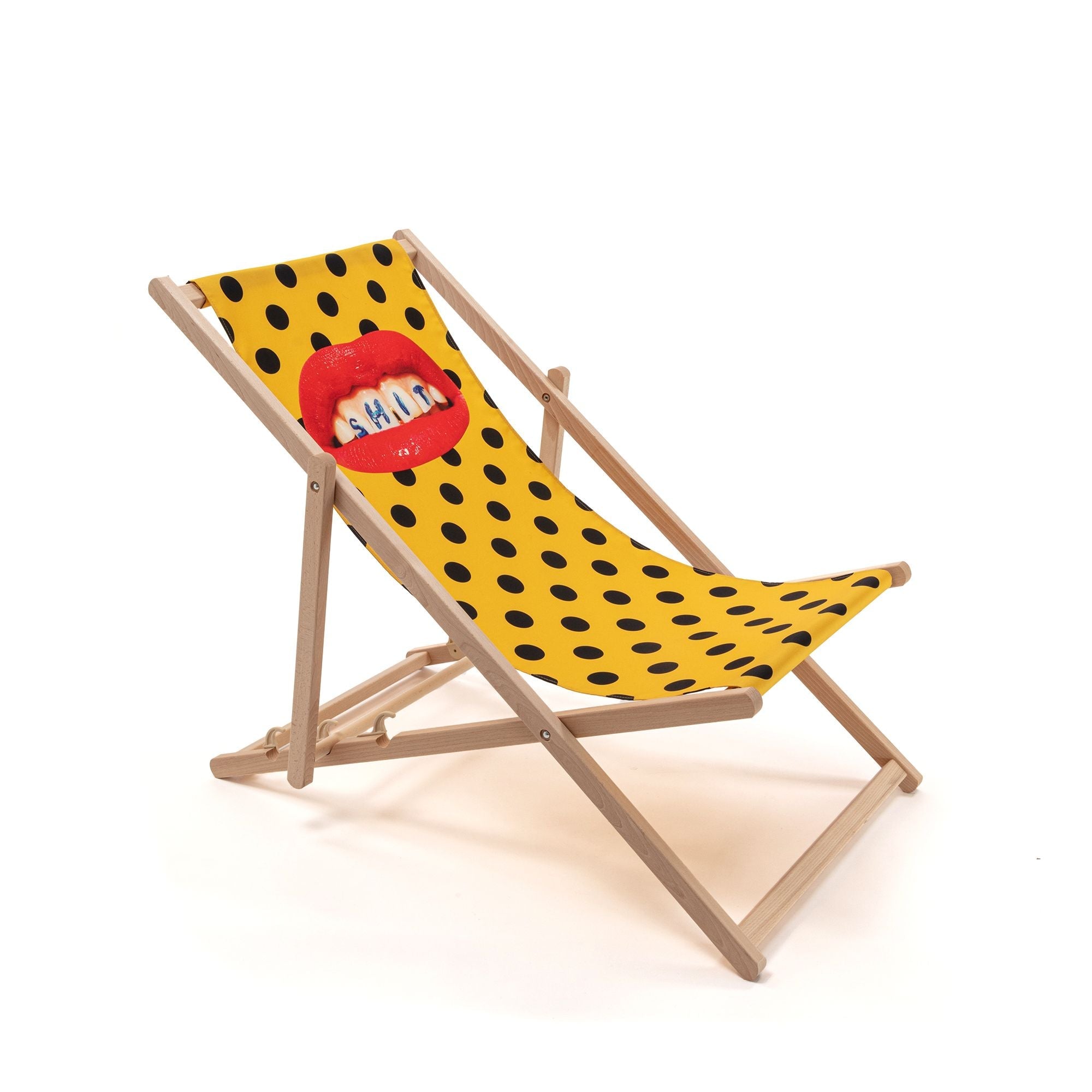 Seletti Toiletpaper Deck Chair, Shit