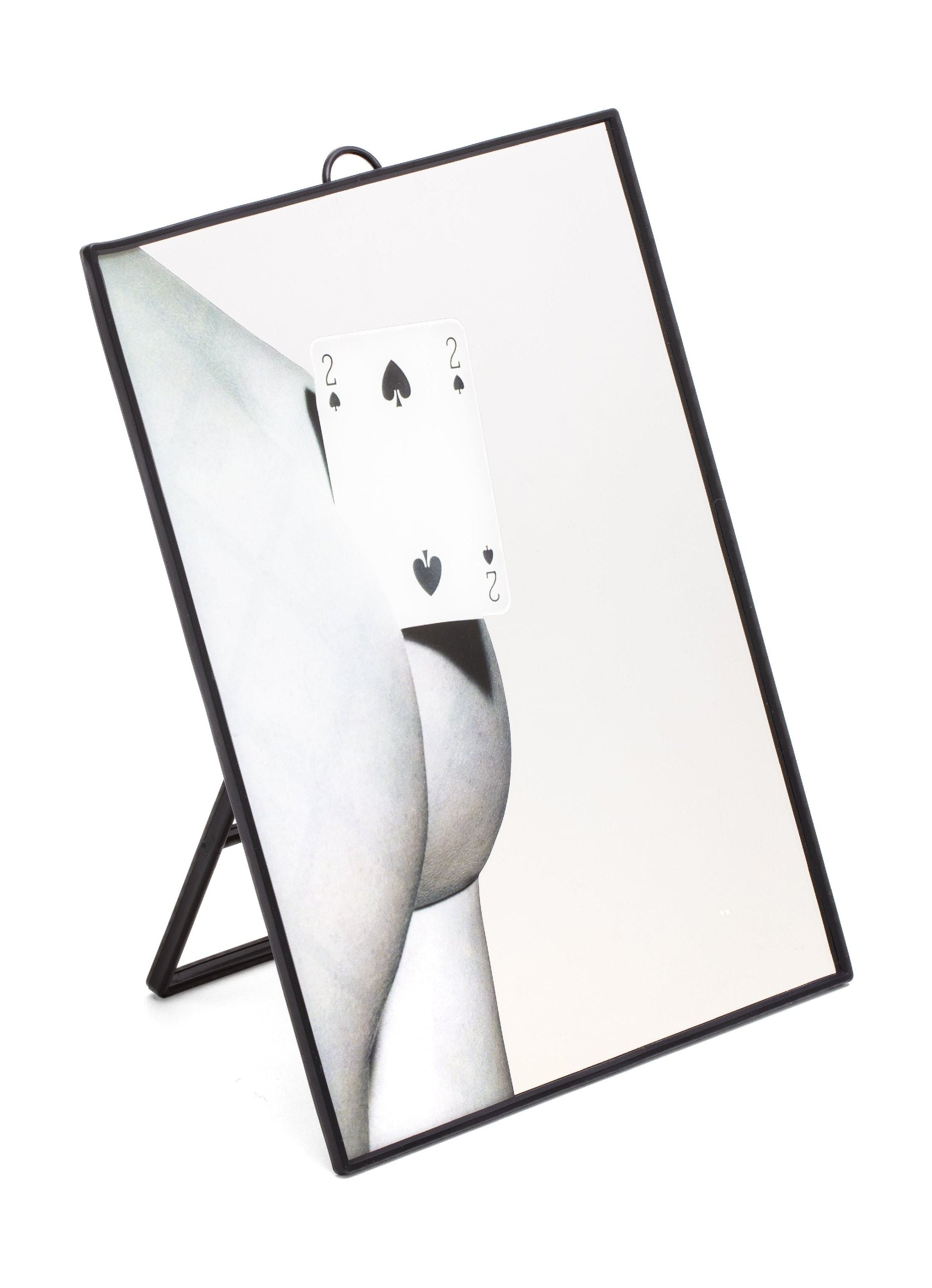 Seletti Toiletpaper Mirror Small, Two Of Spades