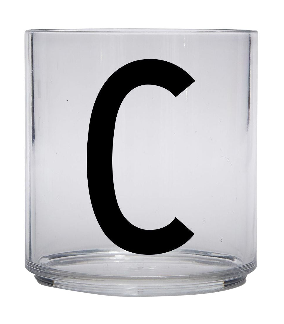 Design Letters Kids Personal Tritan Drinking Glass, C