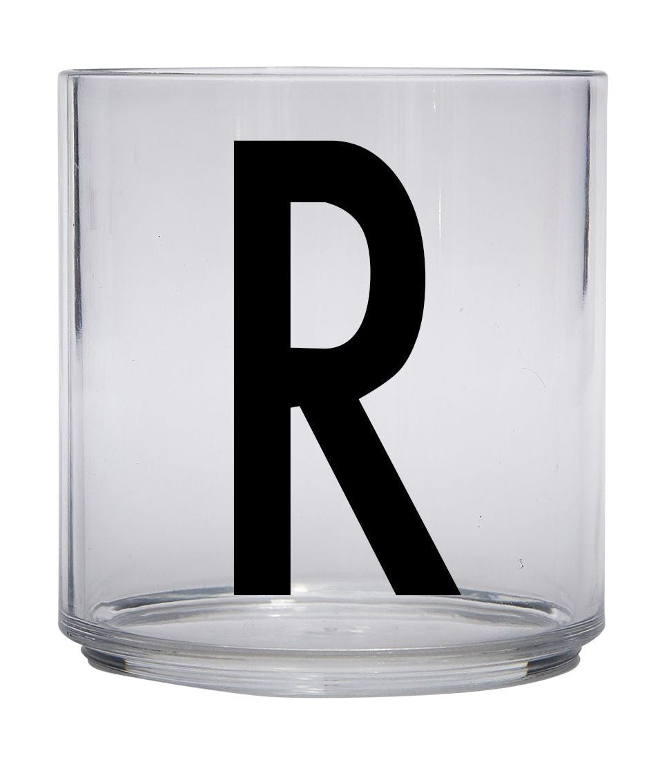 Design Letters Kids Personal Tritan Drinking Glass, R