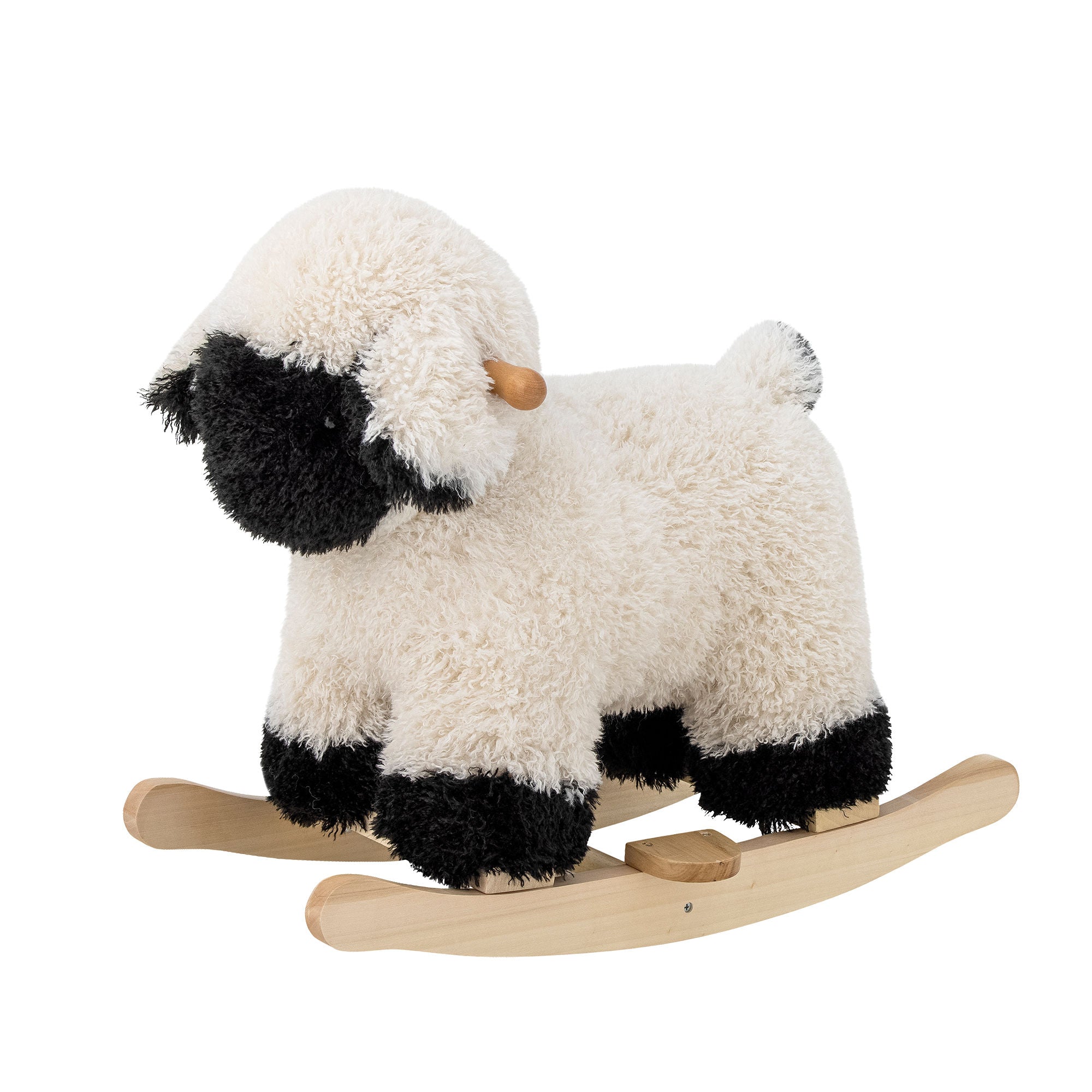 Bloomingville MINI Dolly Rocking Toy, Sheep, White, Polyester