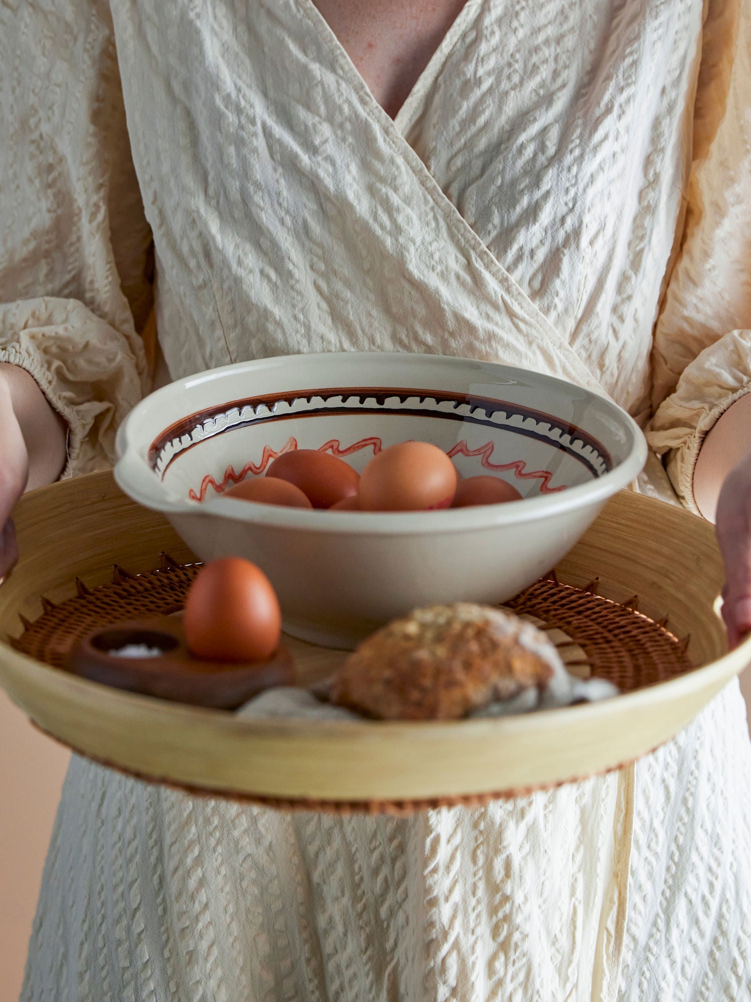 Bloomingville Heikki Bowl, Brown, Stoneware