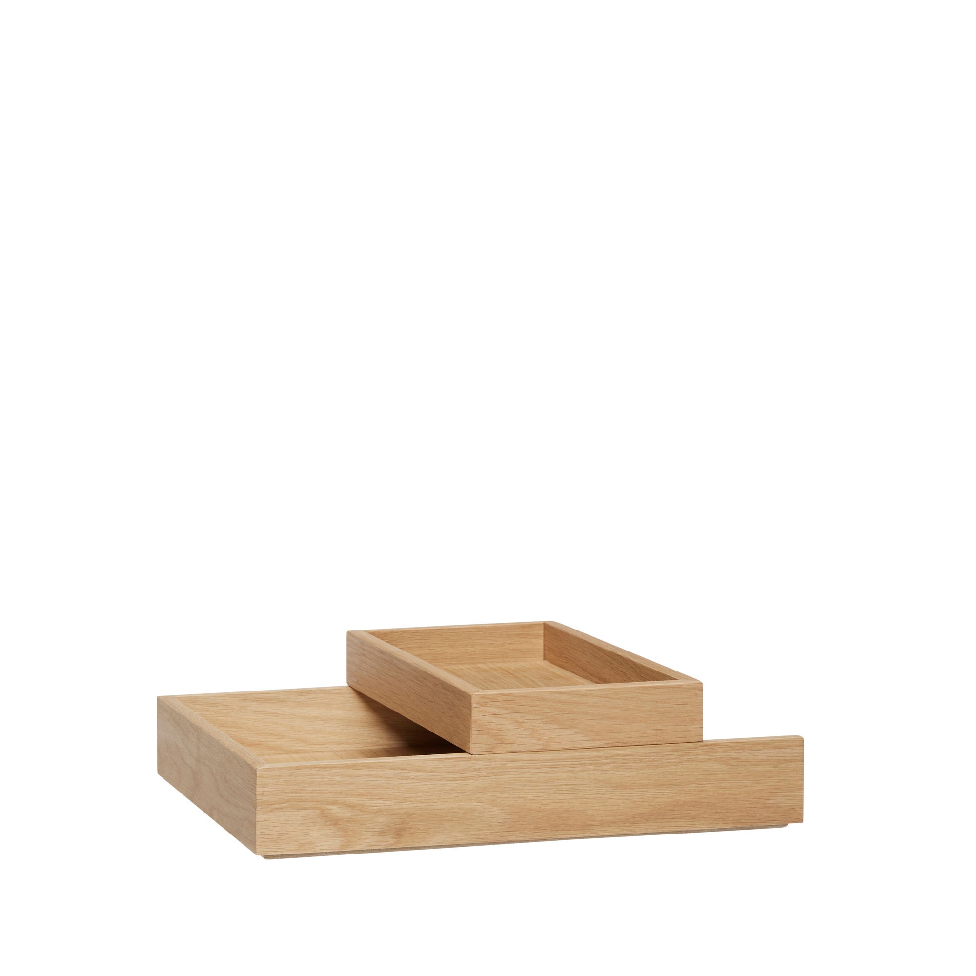 Hübsch Rail Desk Organiser Natural (set of 2)