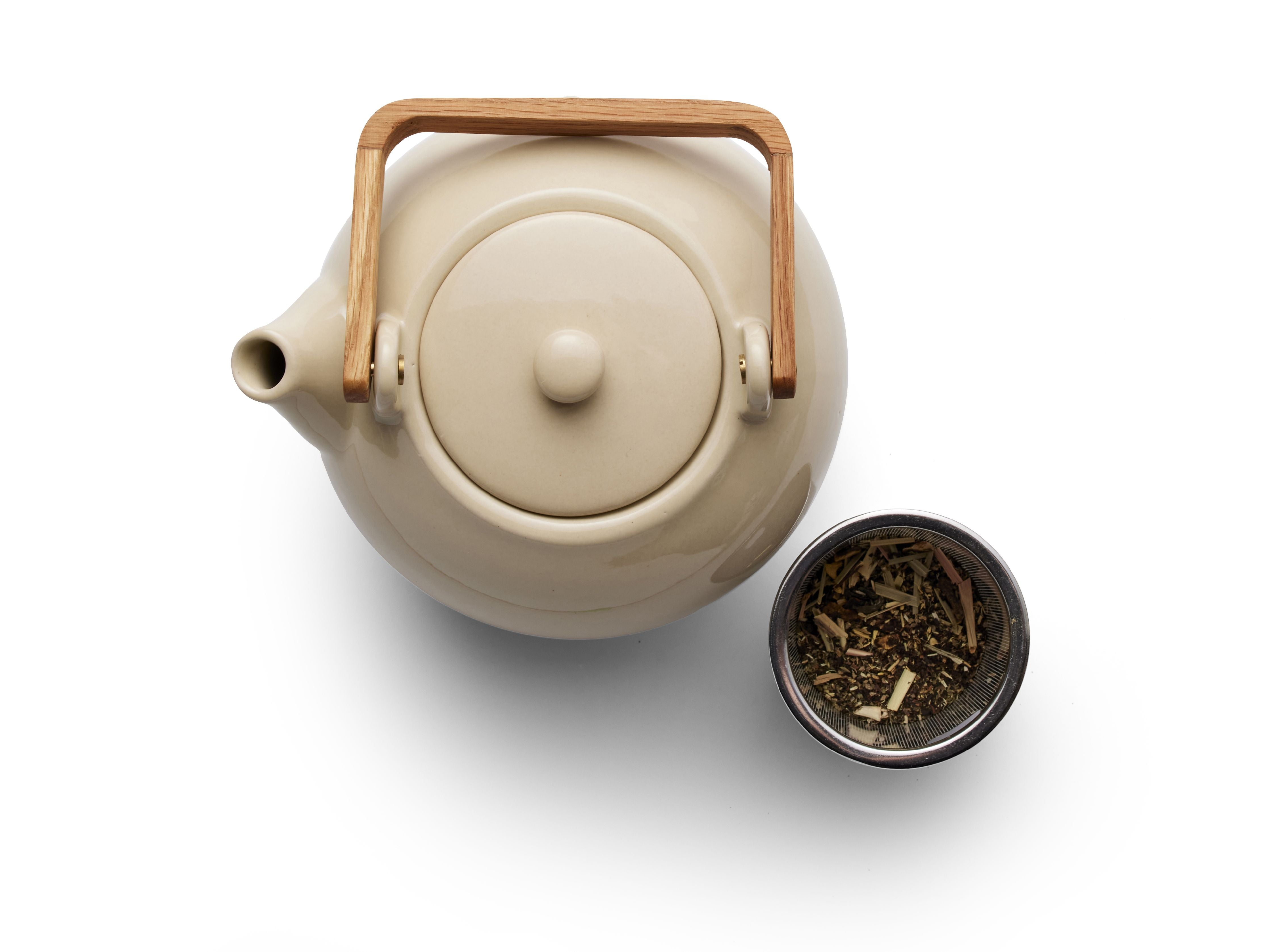 Bitz Teapot With Tea Strainer 1,2 L, Sand