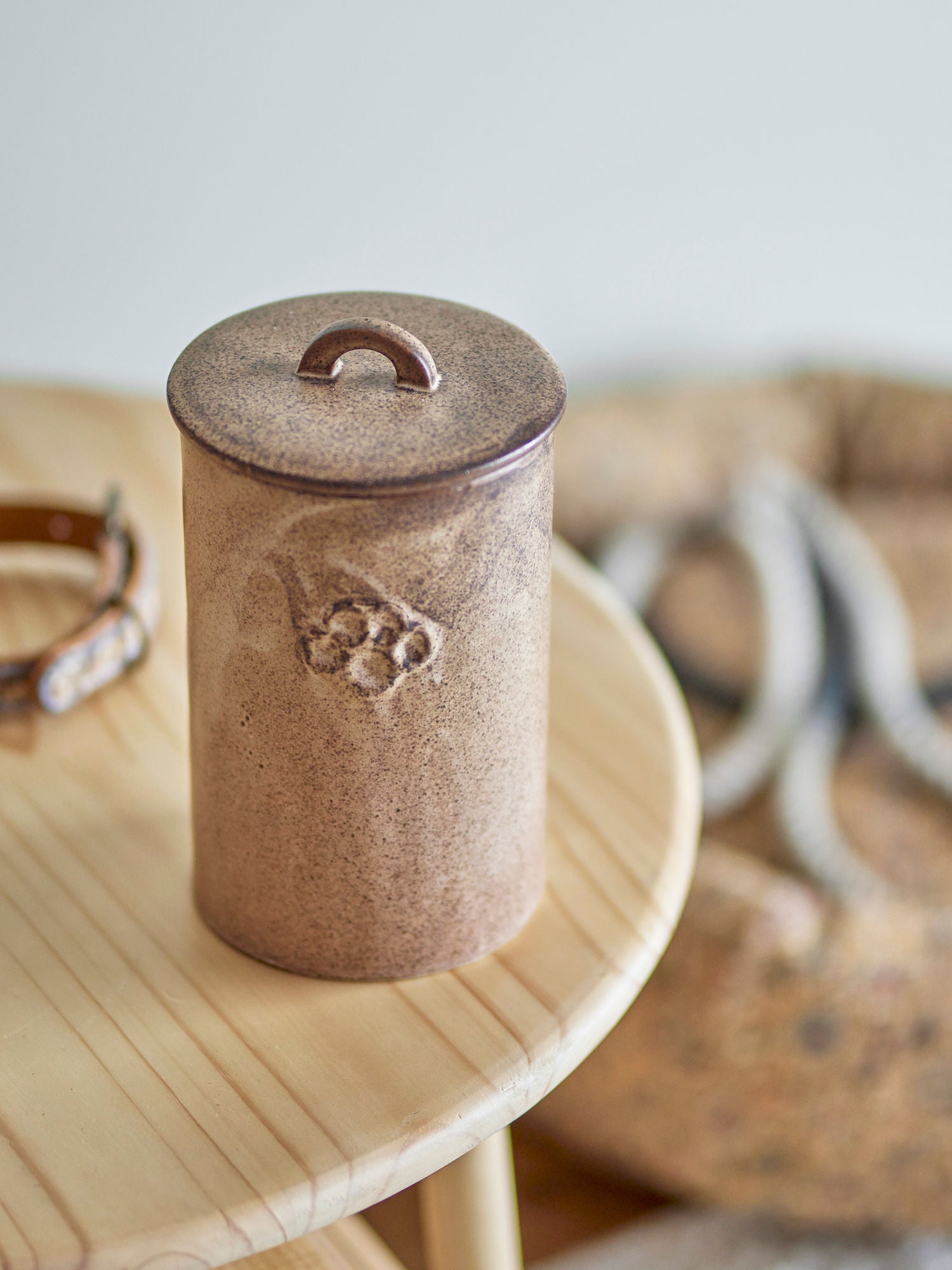 Bloomingville Buddy Jar w/Lid, Brown, Stoneware