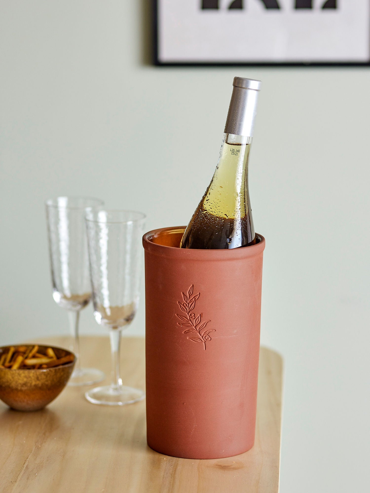 Bloomingville Tenkai Wine Cooler, Orange, Terracotta