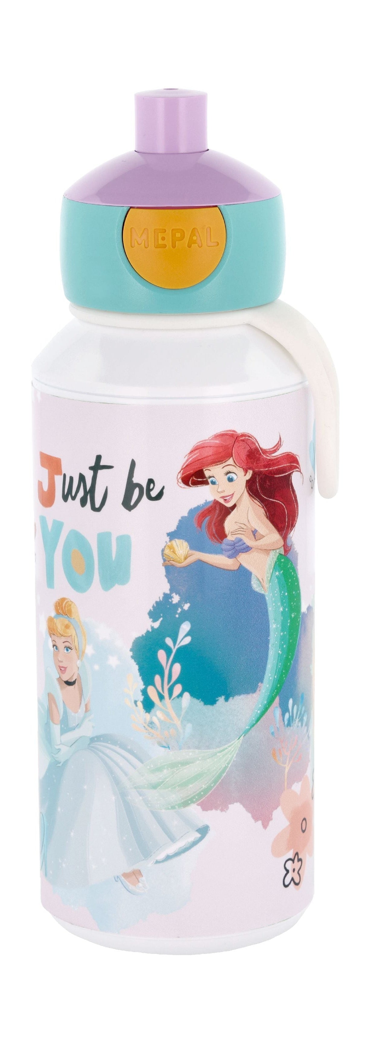 Mepal Pop Up Drinking Bottle 0.4 L, Disney Princess