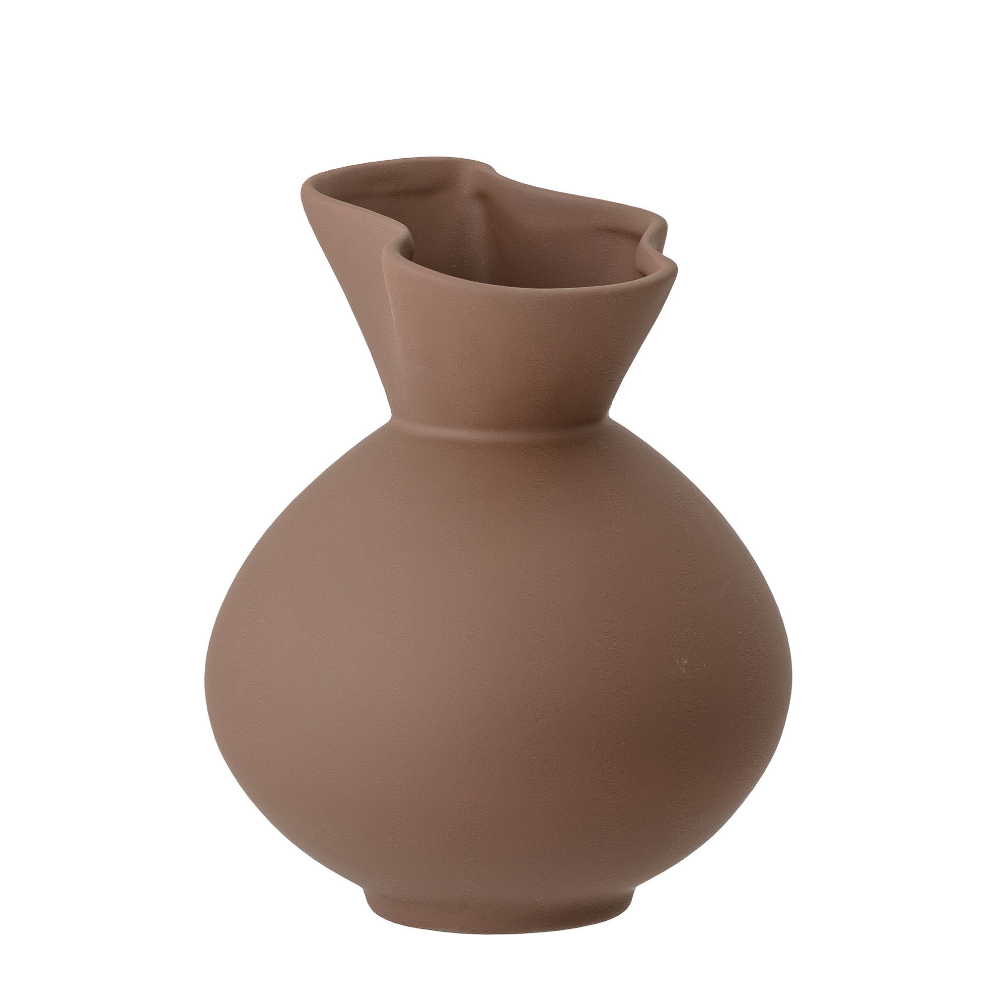 Bloomingville Nicita Vase, Brown, Stoneware