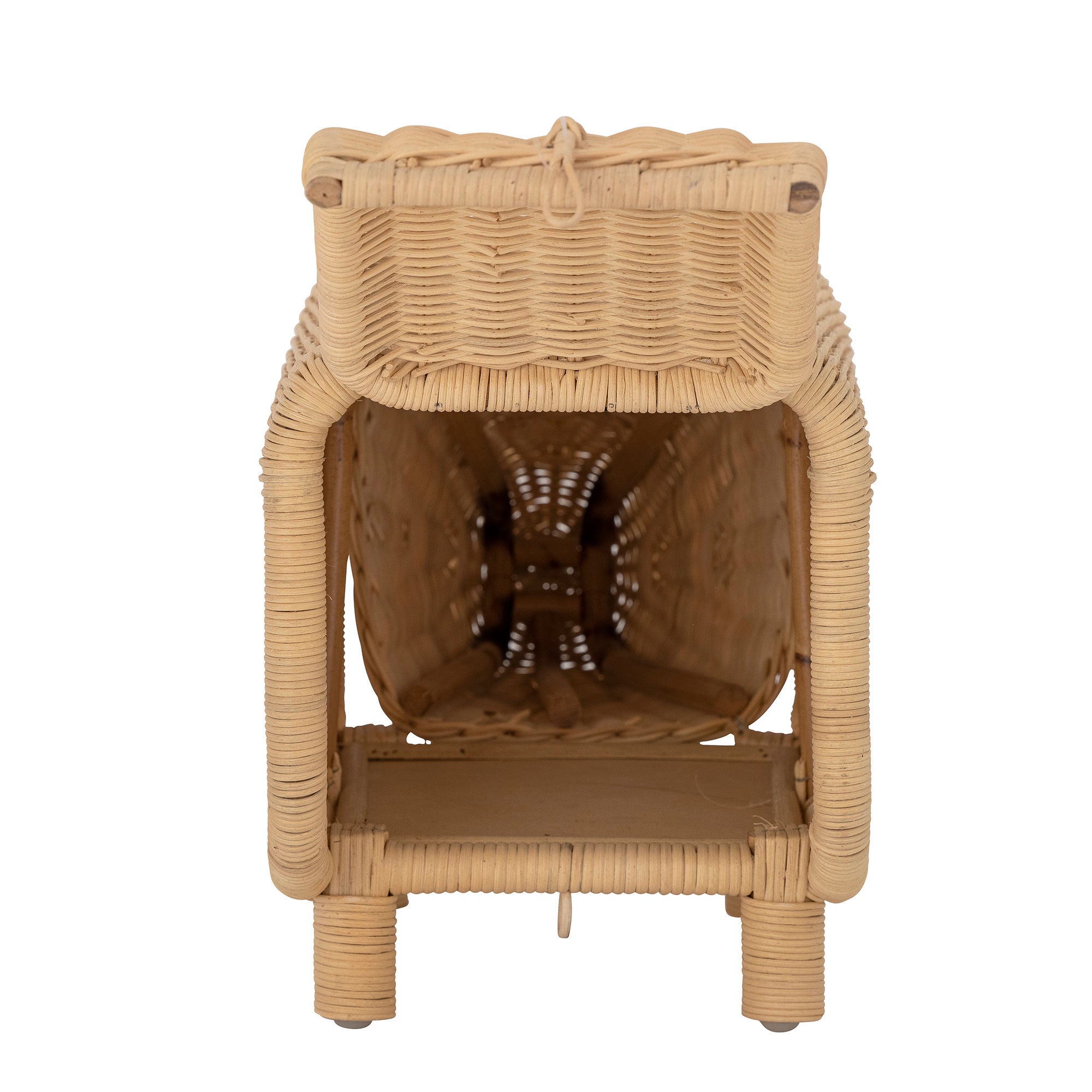 Bloomingville MINI Soffe Stool w/Storage, Nature, Rattan