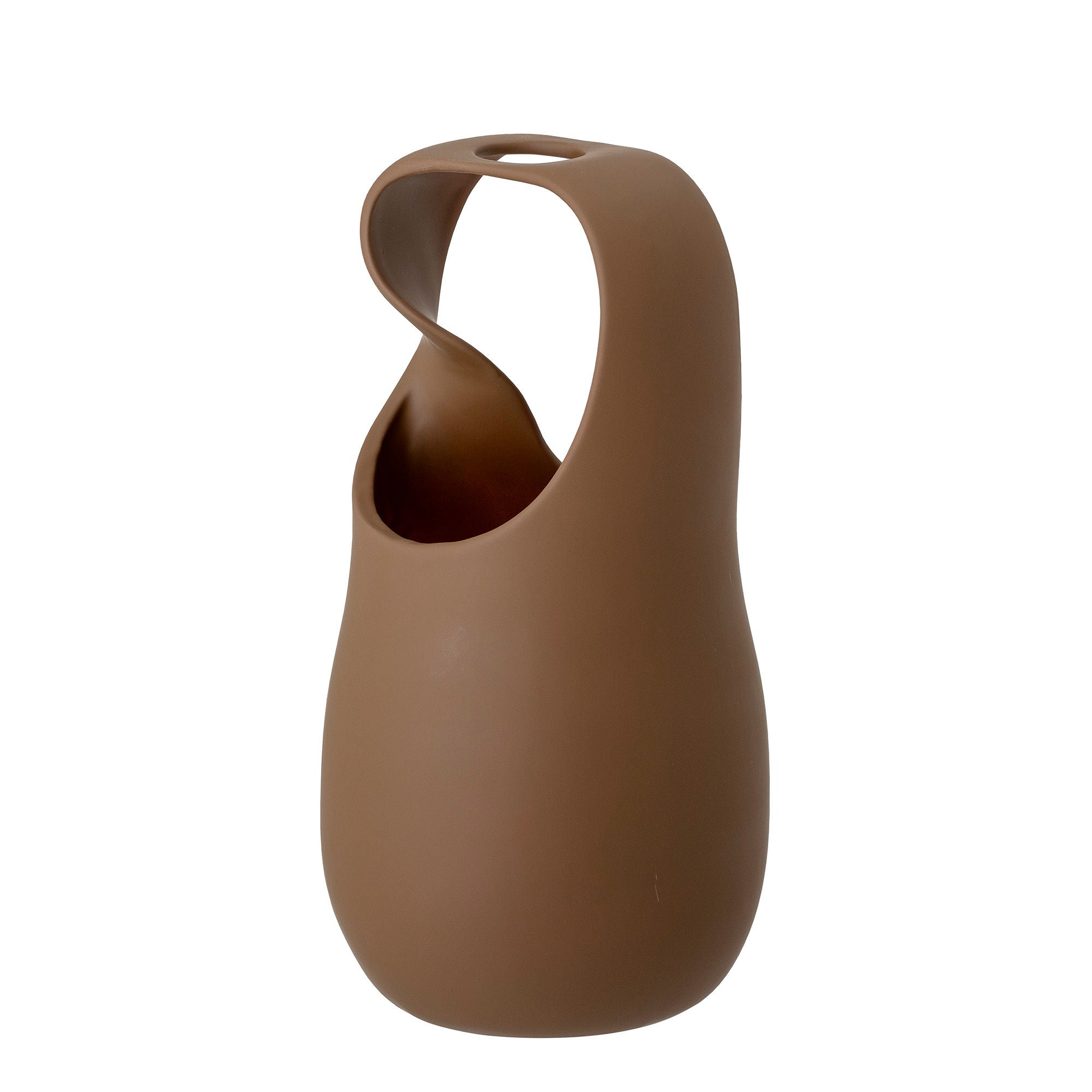 Bloomingville Nicita Vase, Brown, Stoneware