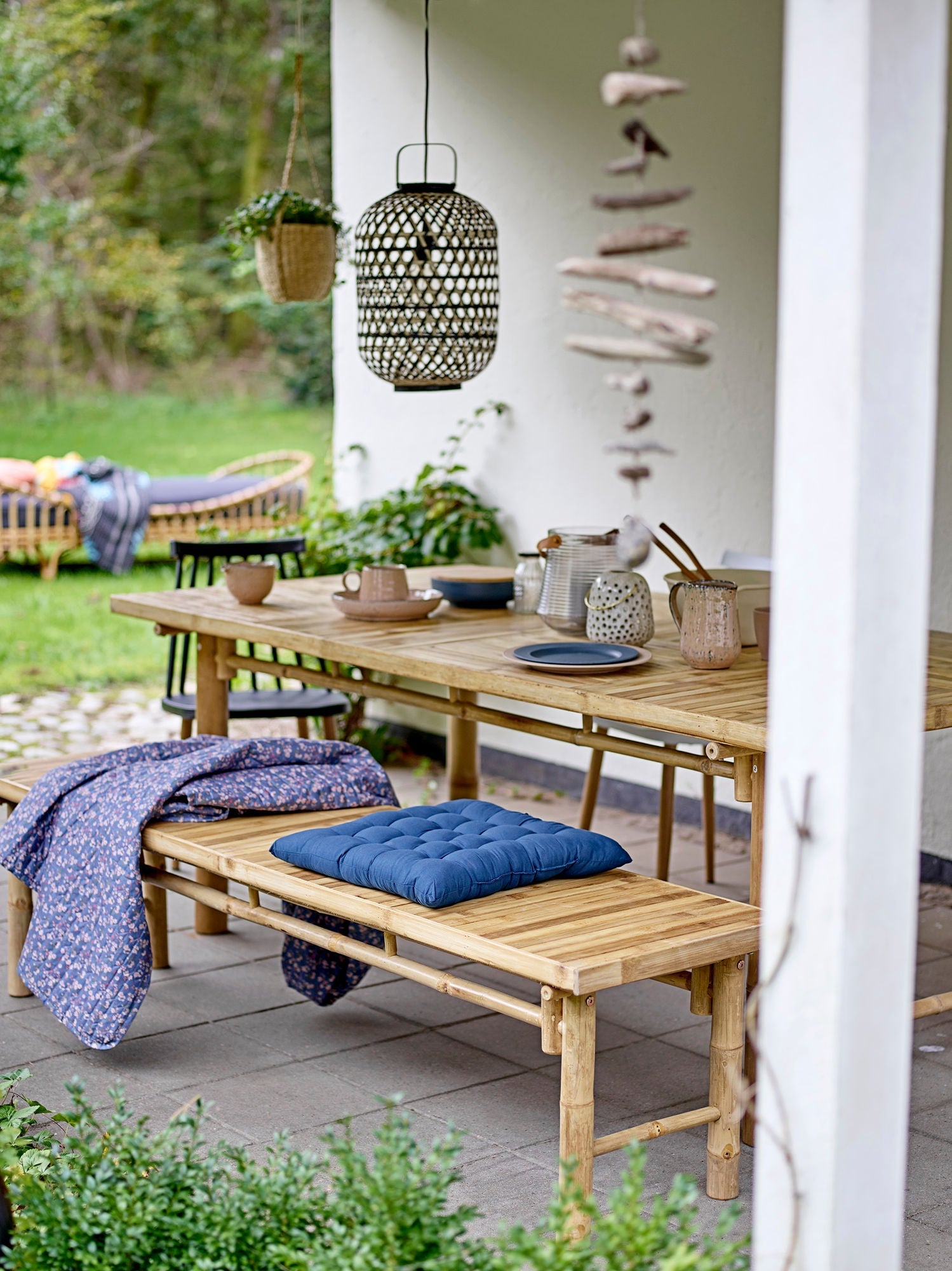 Bloomingville Sole Dining Table, Nature, Bamboo