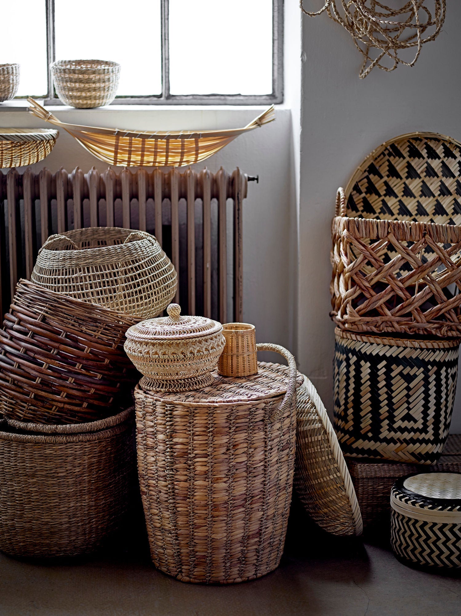 Bloomingville Nico Basket, Nature, Bamboo