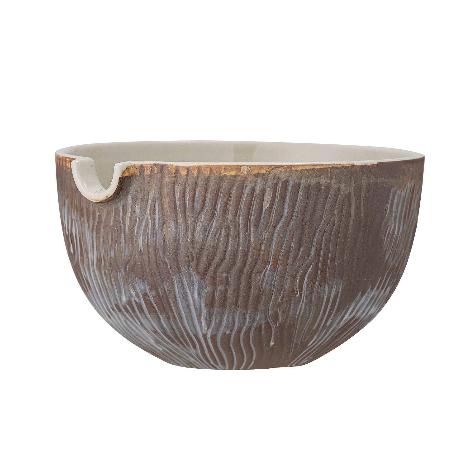 Bloomingville Toula Bowl, Brown, Stoneware