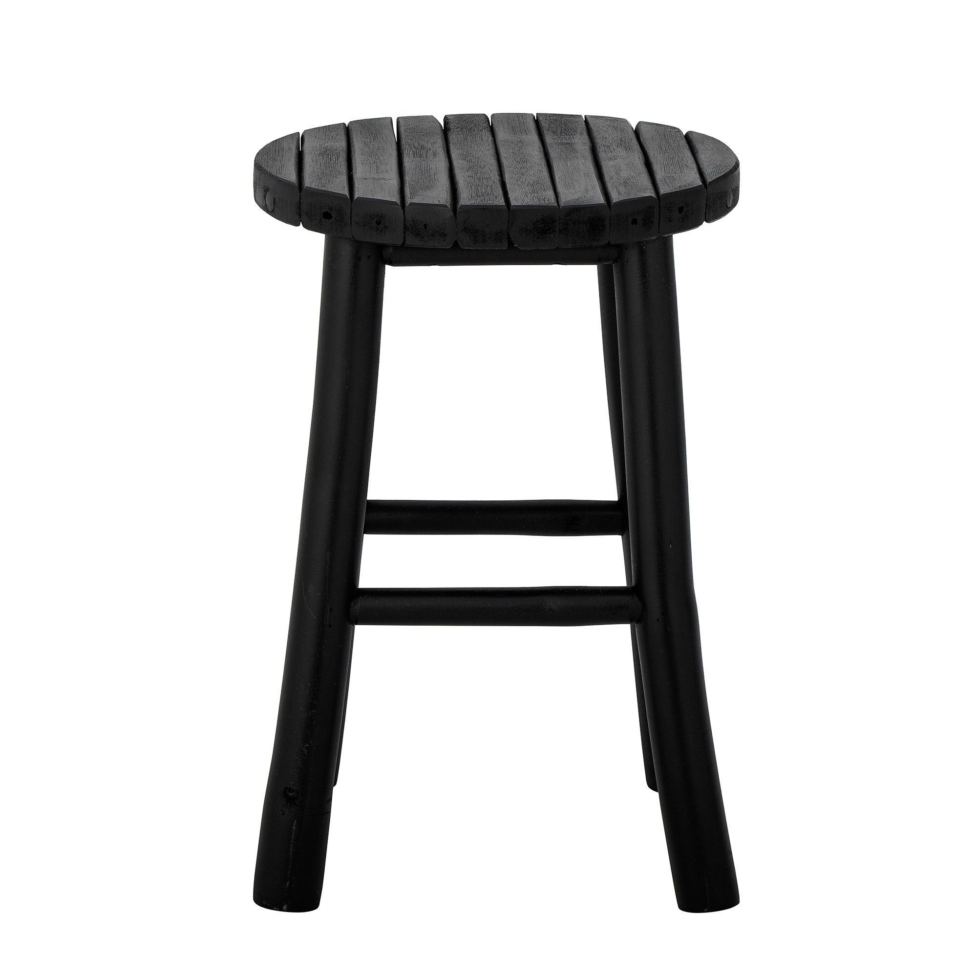 Bloomingville Bilbo Stool, Black, Bamboo