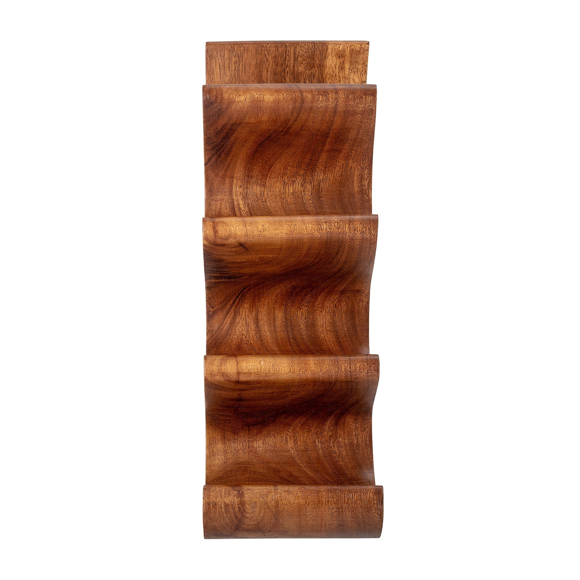 Creative Collection Barbel Wine Rack, Nature, Acacia