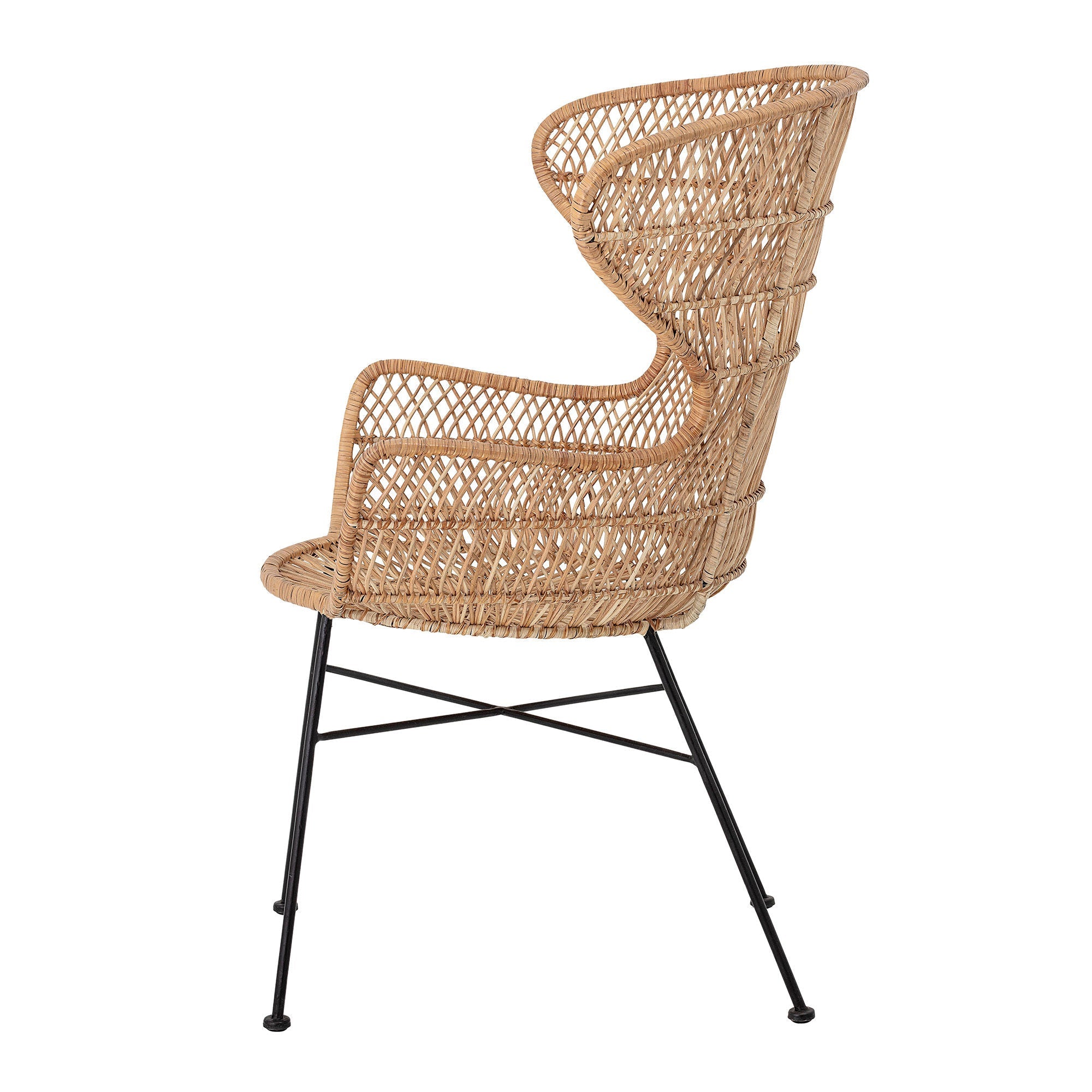 Bloomingville Oudon Lounge Chair, Nature, Rattan