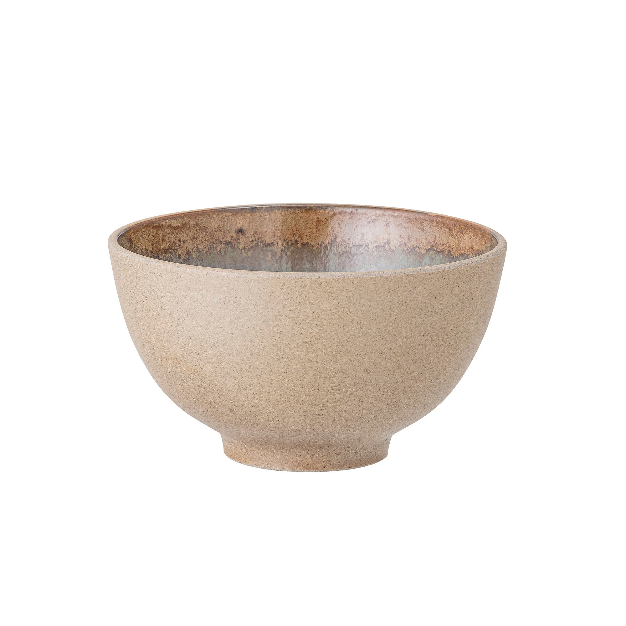 Bloomingville Lee Bowl w/Lid, Nature, Stoneware