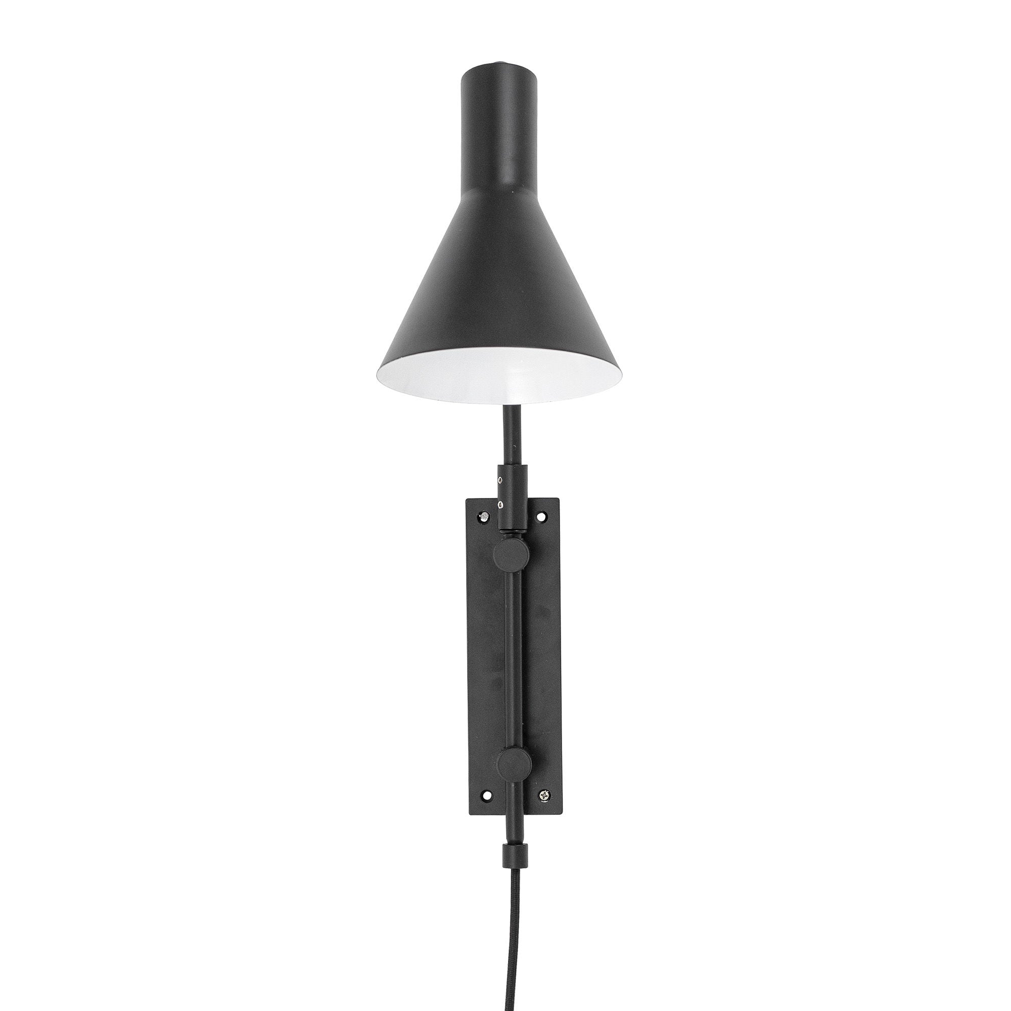 Bloomingville Edil Wall Lamp, Black, Metal