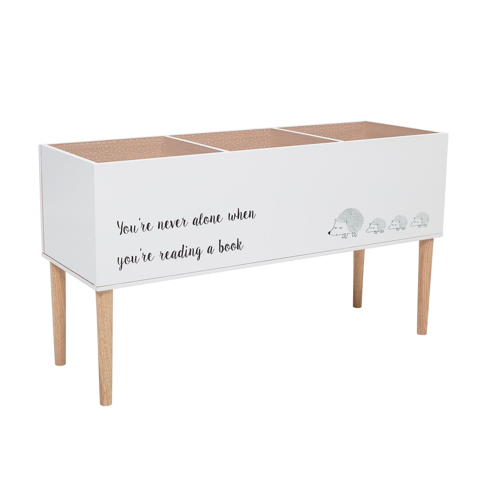 Bloomingville MINI Salam Book Stand, White, MDF