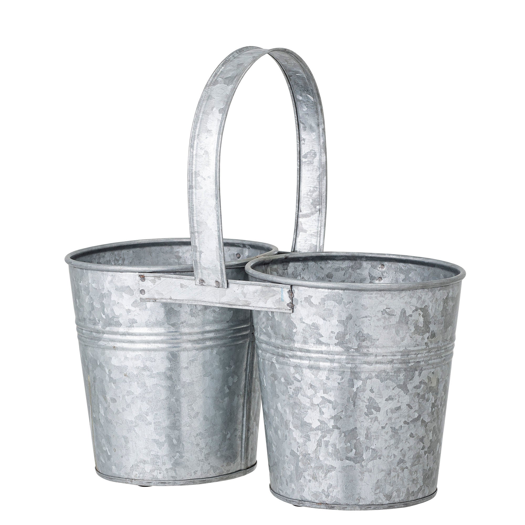 Bloomingville Jessy Flowerpot, Grey, Galvanized iron