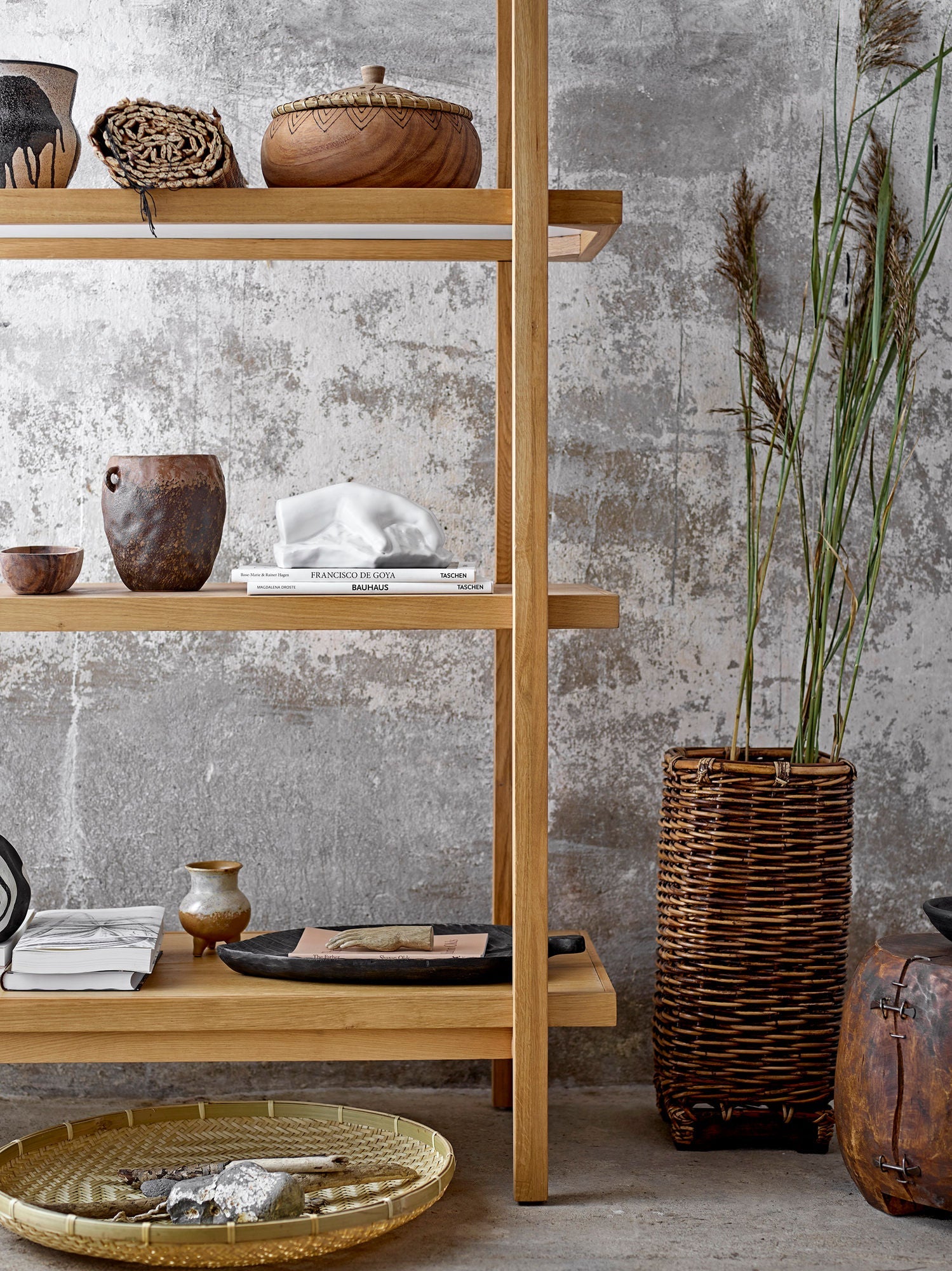 Bloomingville Skye Bookcase, Nature, Oak Veneer