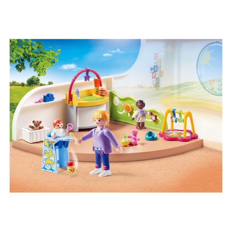 Playset City Life Baby Room Playmobil 70282 (40 pcs)