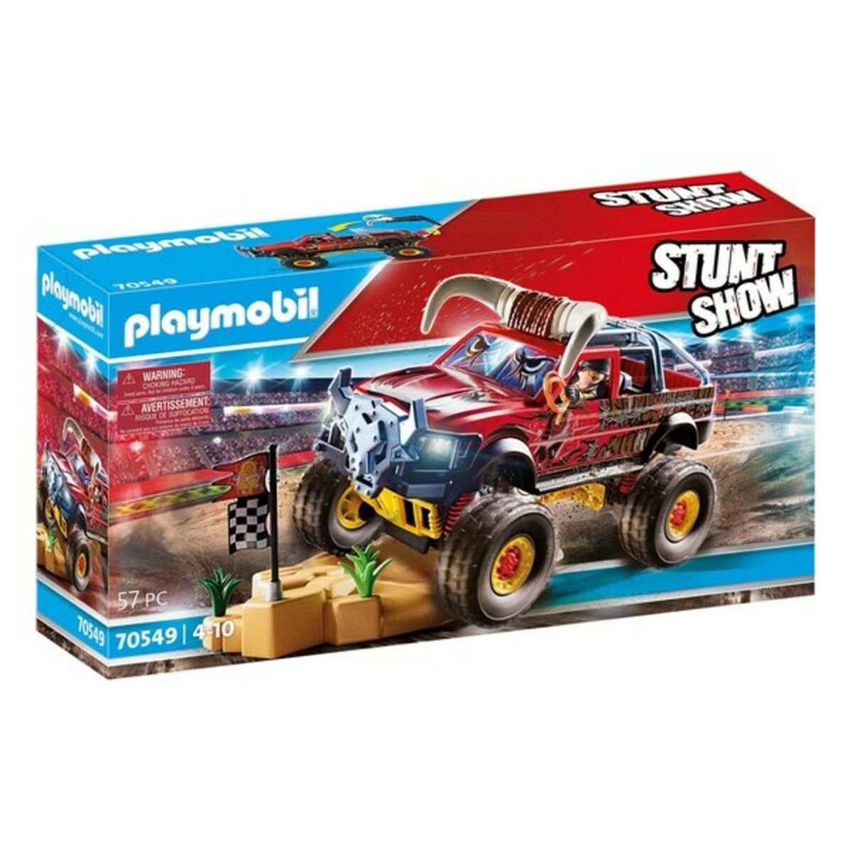 Monster Truck Horned Playmobil 70549 (57 pcs)