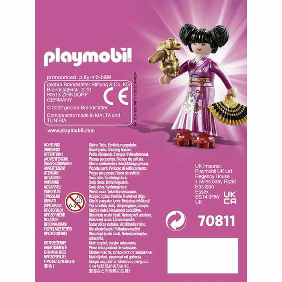 Jointed Figure Playmobil Playmo-Friends 70811 Japanese Princess (7