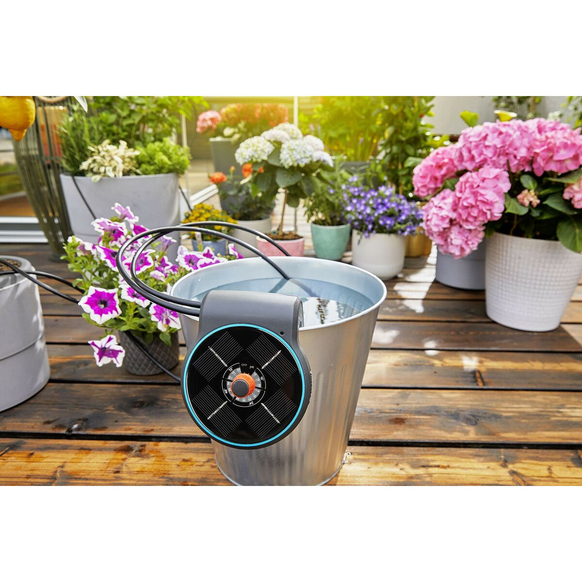 Automatic Drip Watering System for Plant Pots Gardena Aquabloom