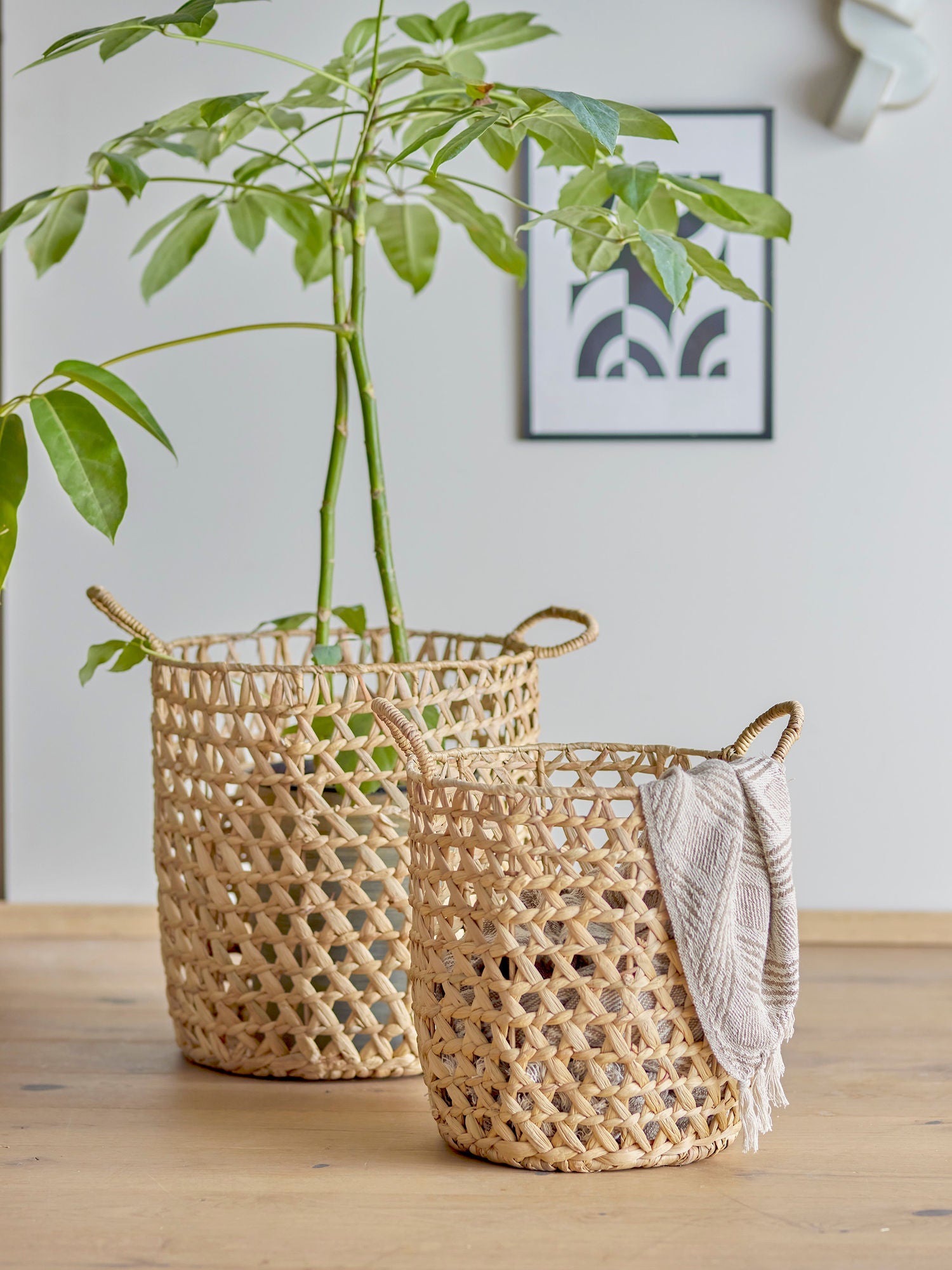 Bloomingville Rachel Basket, Nature, Water Hyacinth