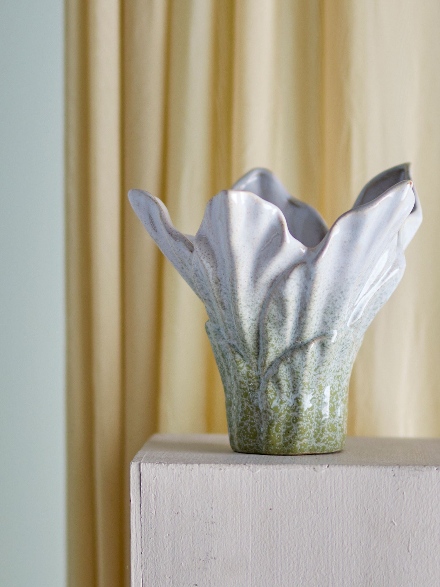 Bloomingville Erato Vase, Green, Stoneware