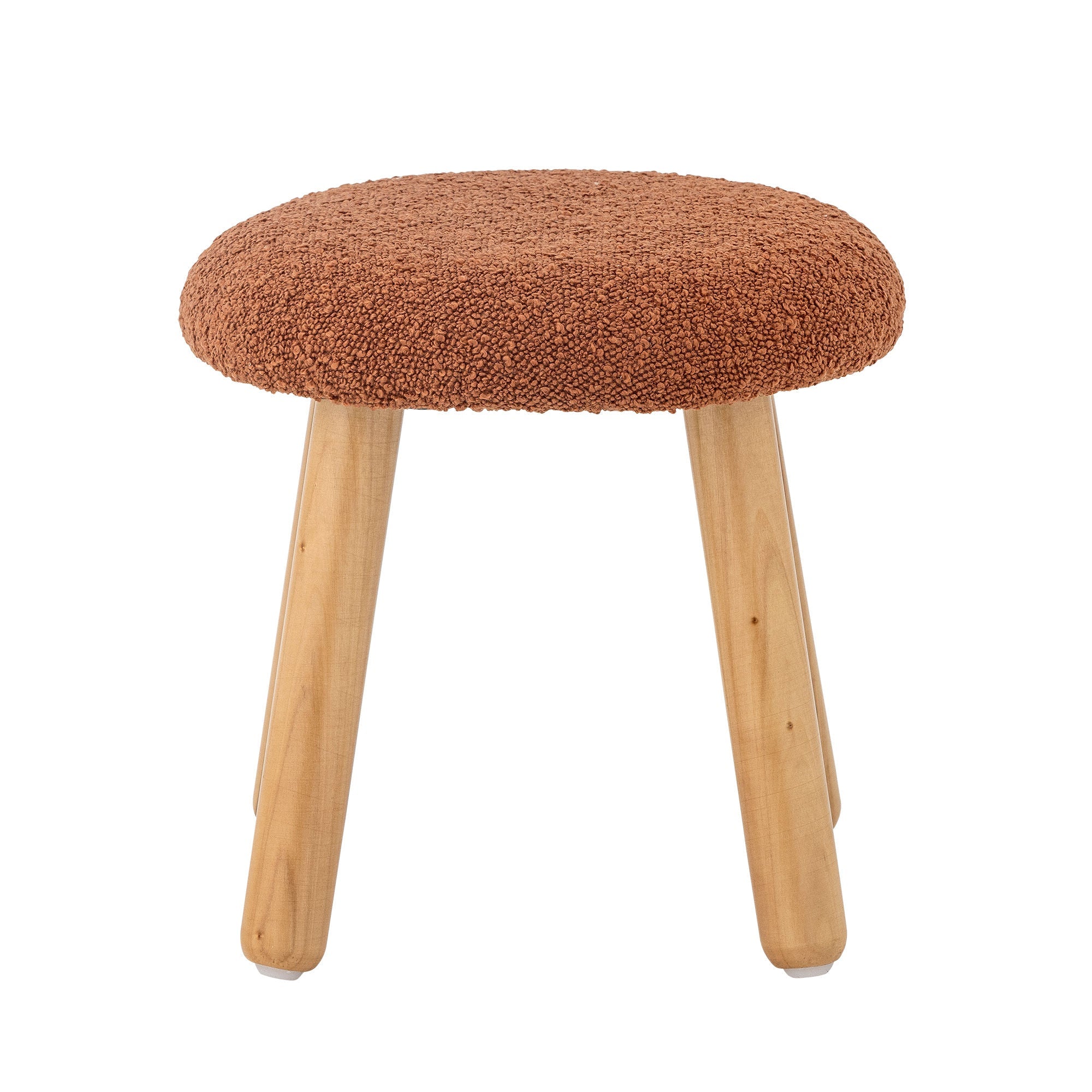 Bloomingville MINI Aksel Stool, Brown, Polyester