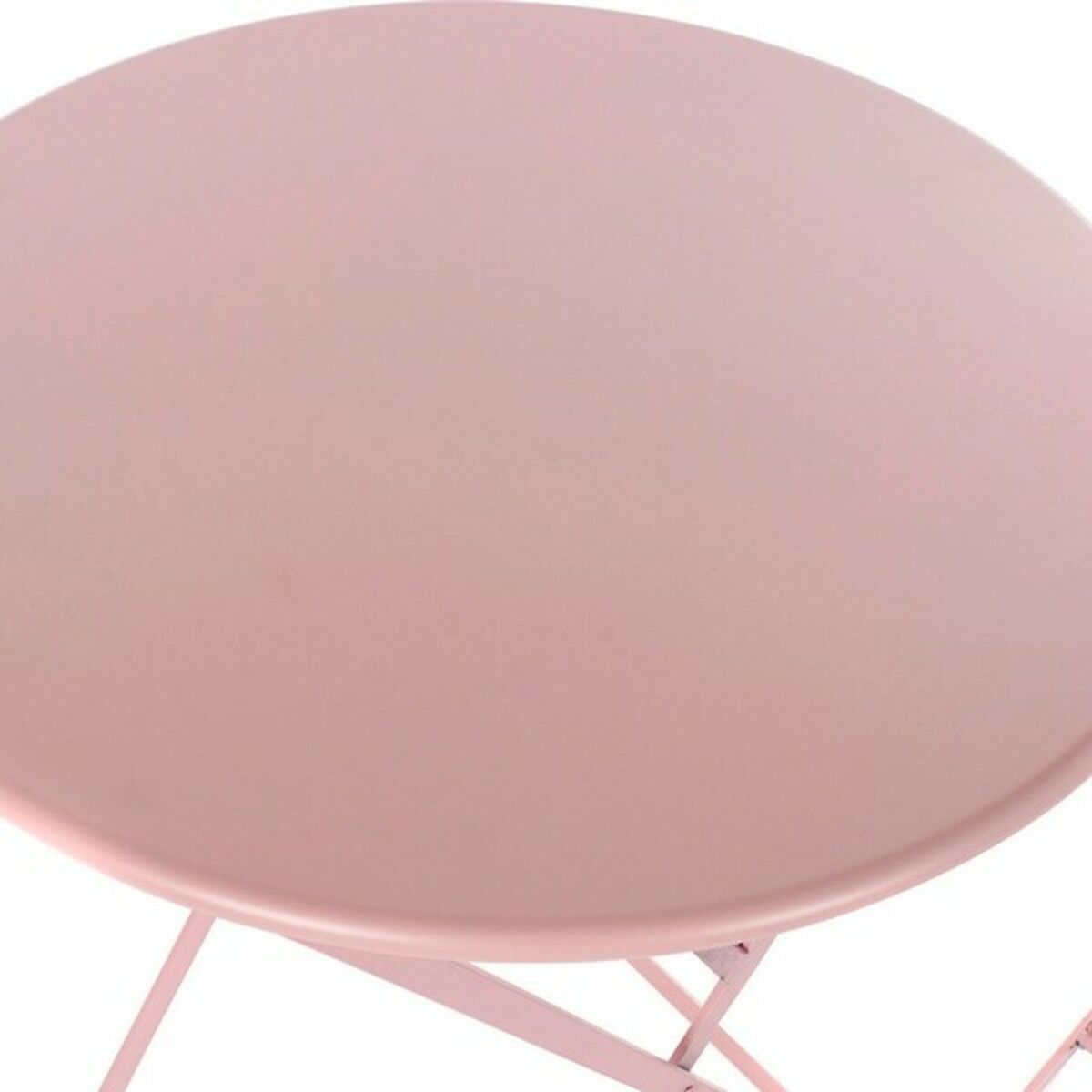 Table set with 2 chairs DKD Home Decor MB-177410 Pink 60 x 60 x 75 cm