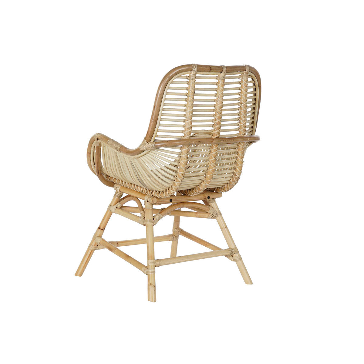 Garden chair DKD Home Decor Multicolour Natural Rattan 61 x 58 x 92 cm