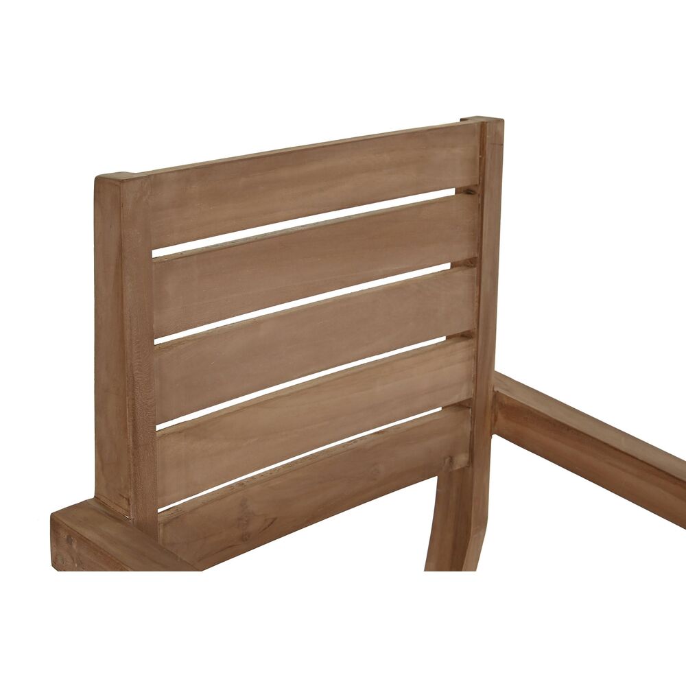 Garden chair DKD Home Decor Brown Teak 58 x 48 x 91 cm (58 x 48 x 91