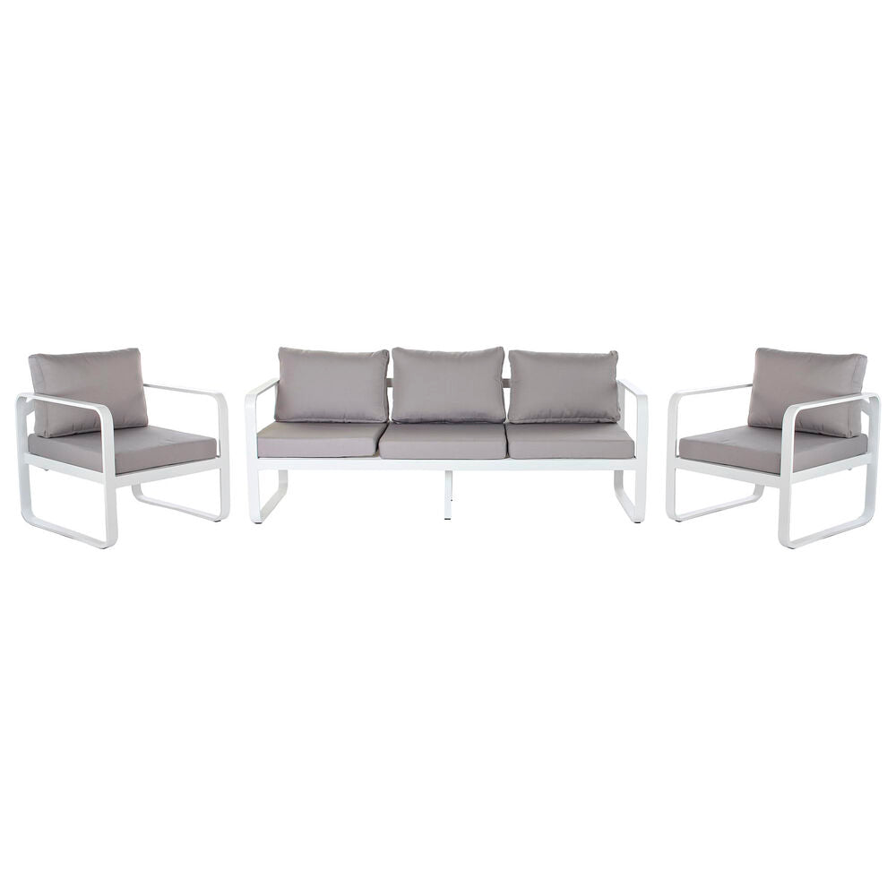 Garden sofa DKD Home Decor Grey Aluminium 78 cm 184 x 72 x 78 cm