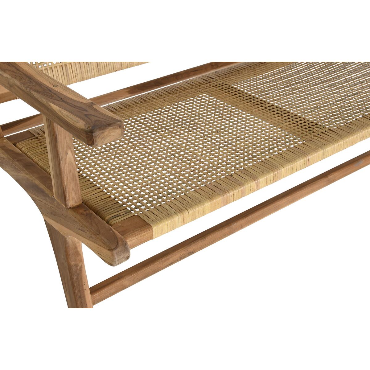 Bench DKD Home Decor Brown Natural 120 x 76 x 68 cm