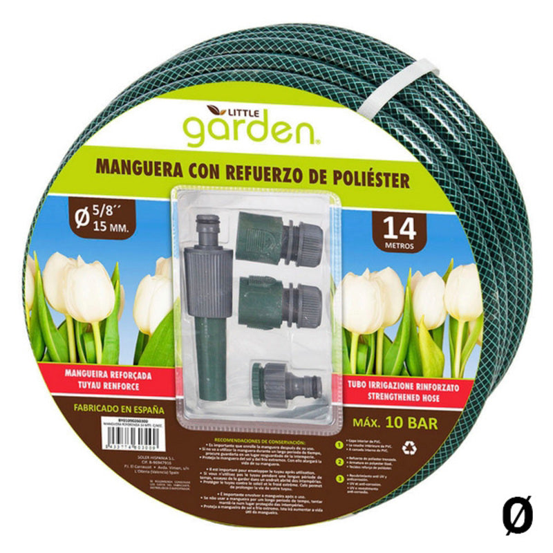 Hose with accessories kit Little Garden Reinforced