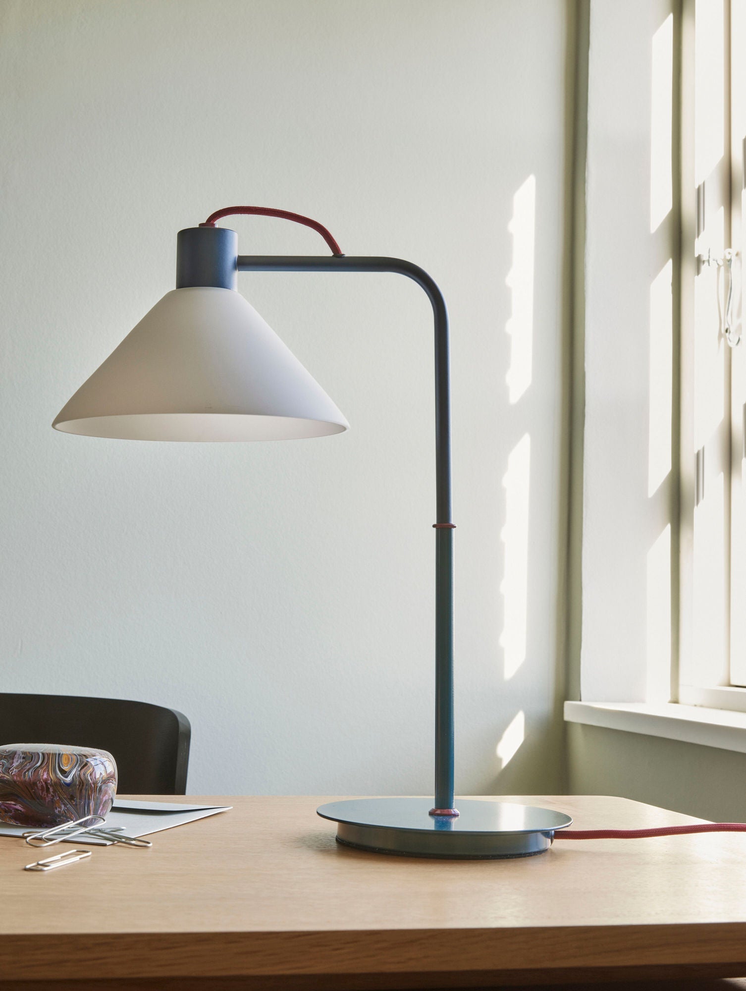 Hübsch Spot Table Lamp Blue