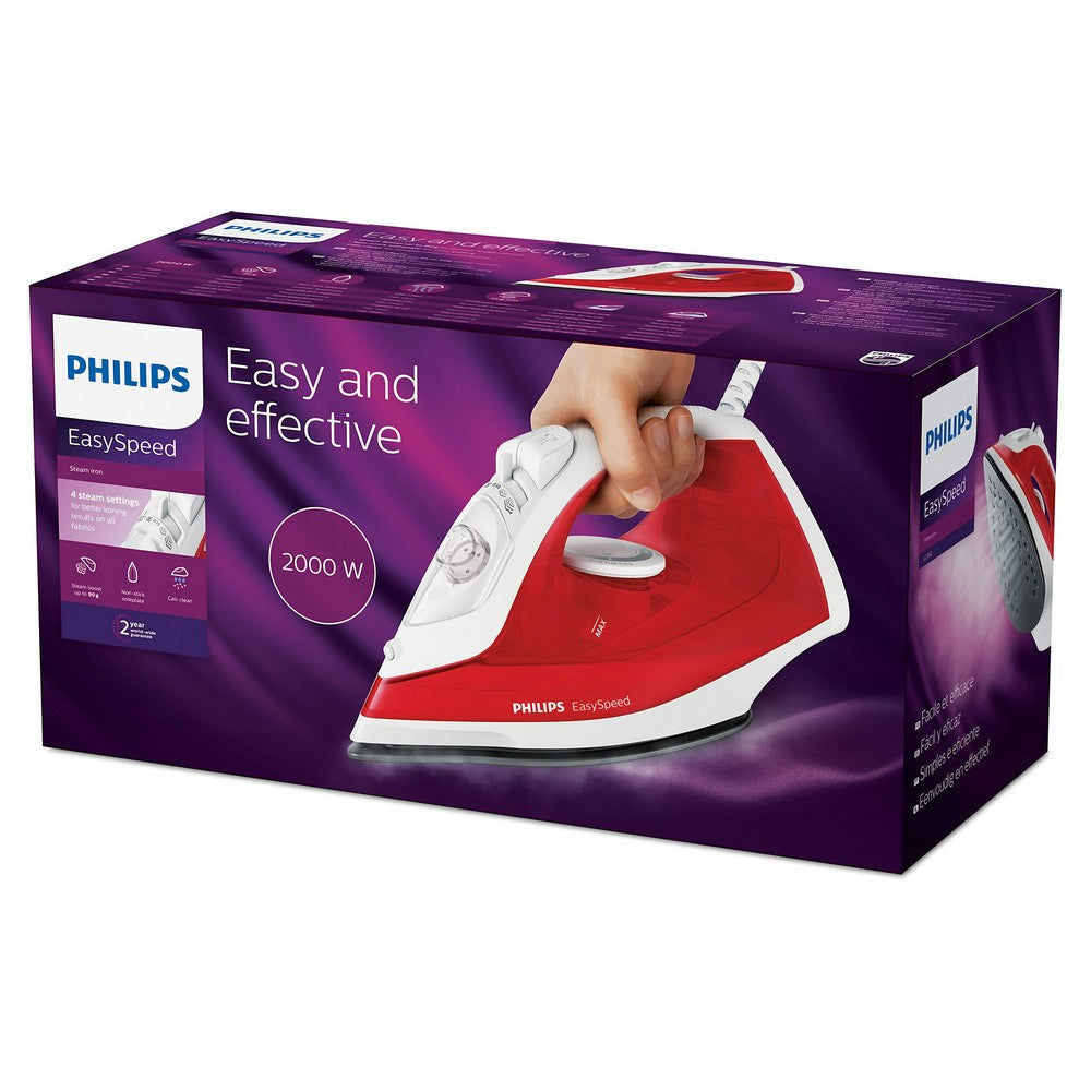 Steam Iron Philips Red