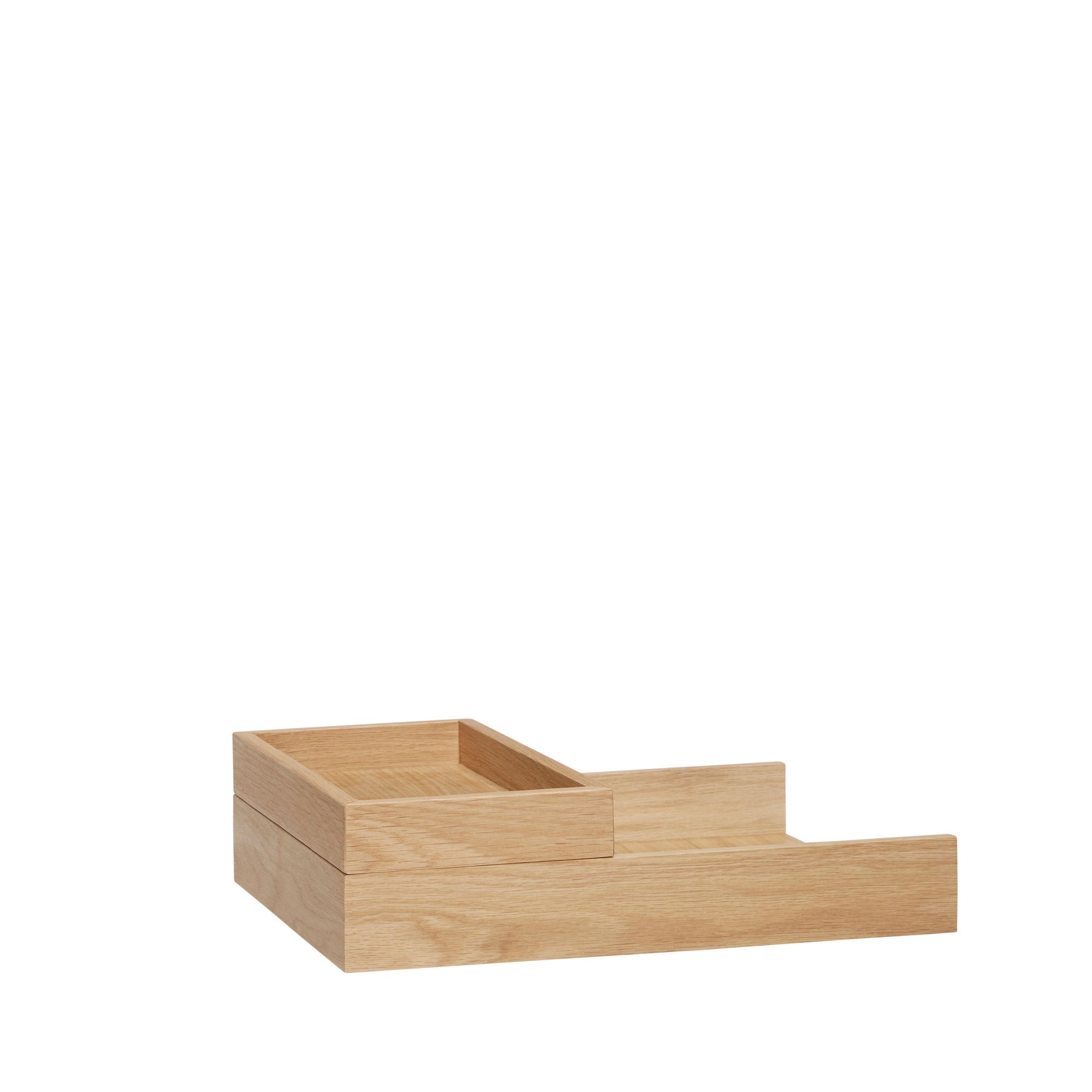 Hübsch Rail Desk Organiser Natural (set of 2)